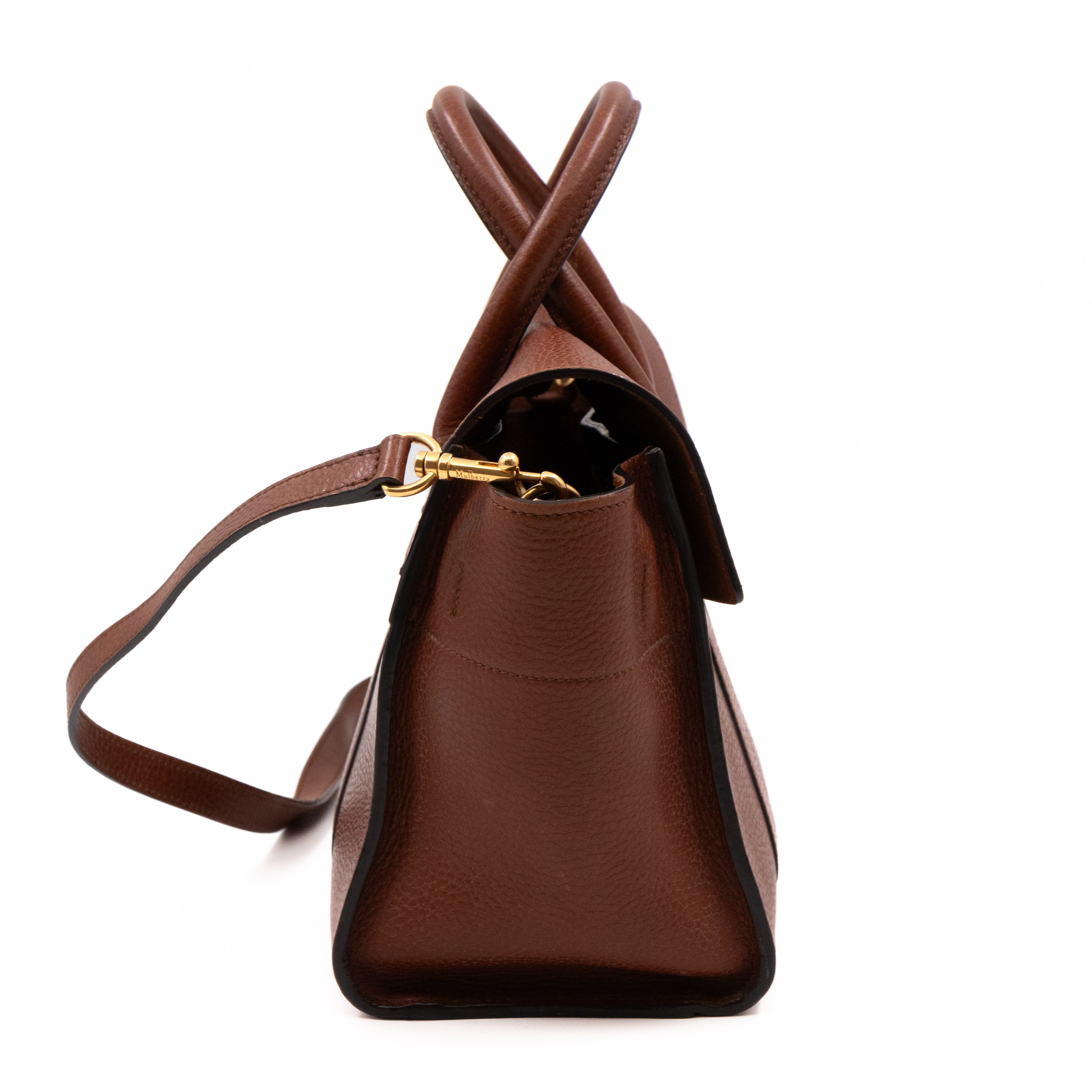 Small New Bayswater Oak Brown Leather