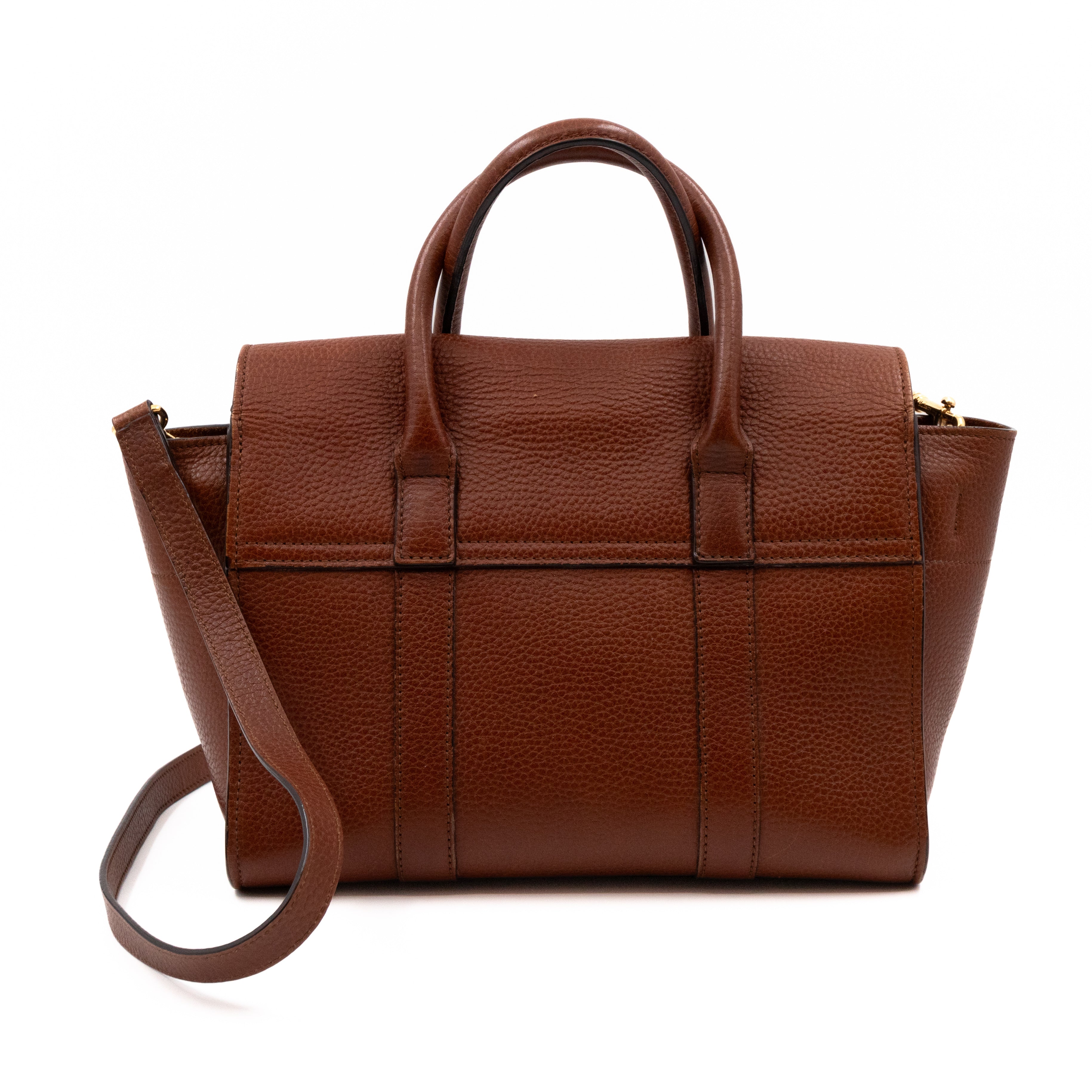 Small New Bayswater Oak Brown Leather