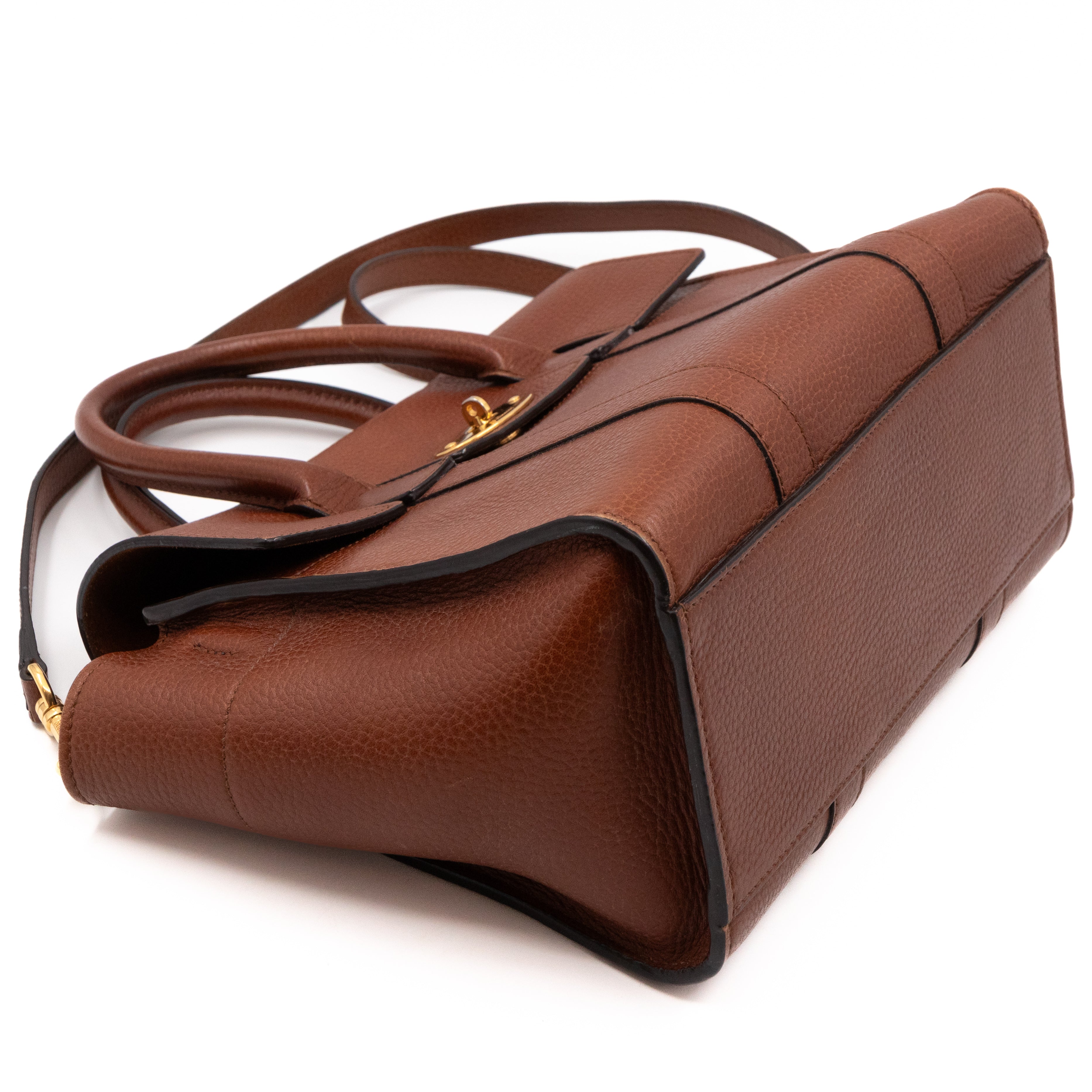 Small New Bayswater Oak Brown Leather