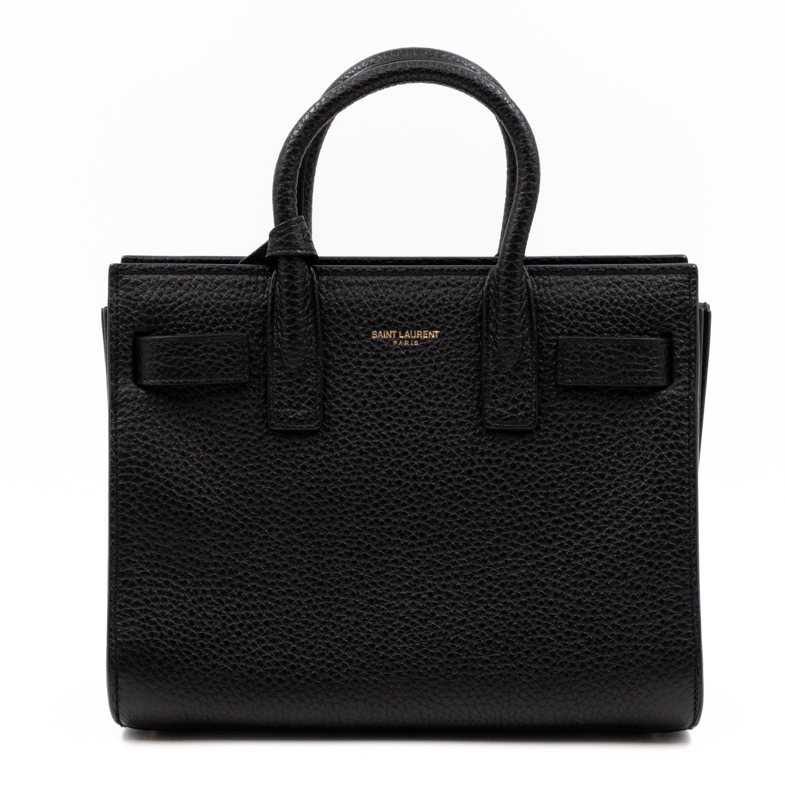 Sac de Jour Nano Black Leather