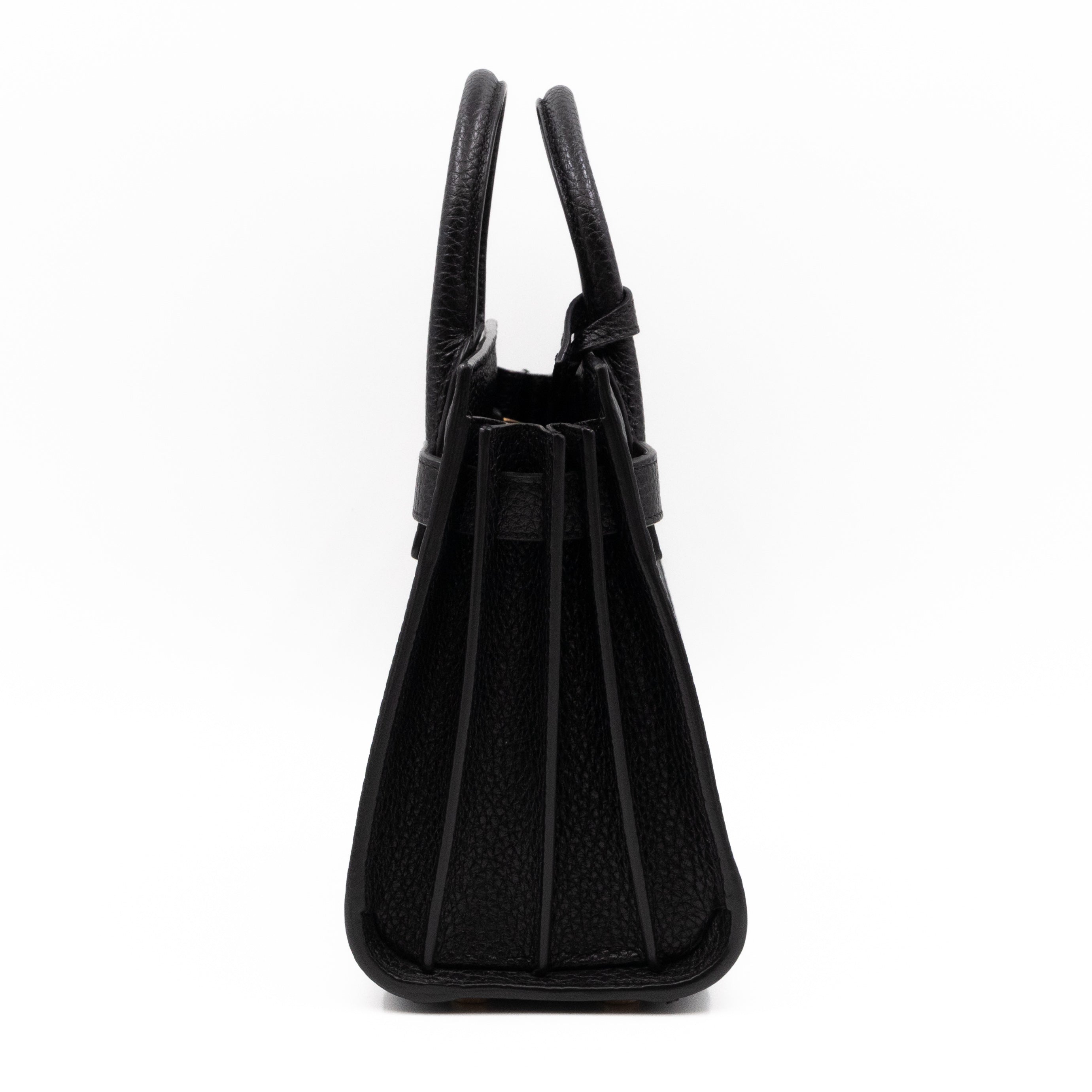 Sac de Jour Nano Black Leather
