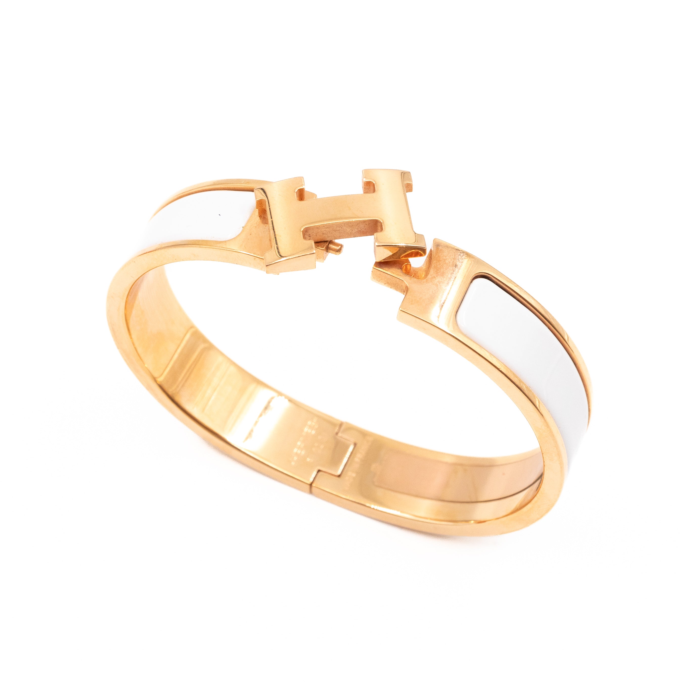 Clic H Bracelet White Gold