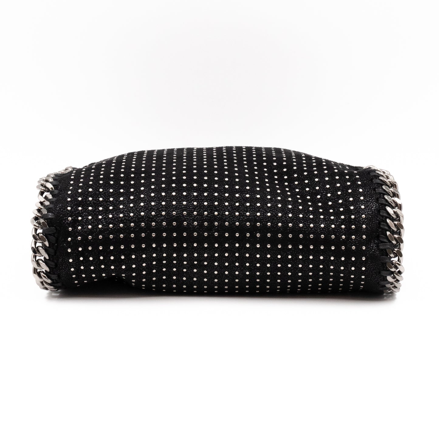 Falabella Mini Fold Over Tote Studded Black