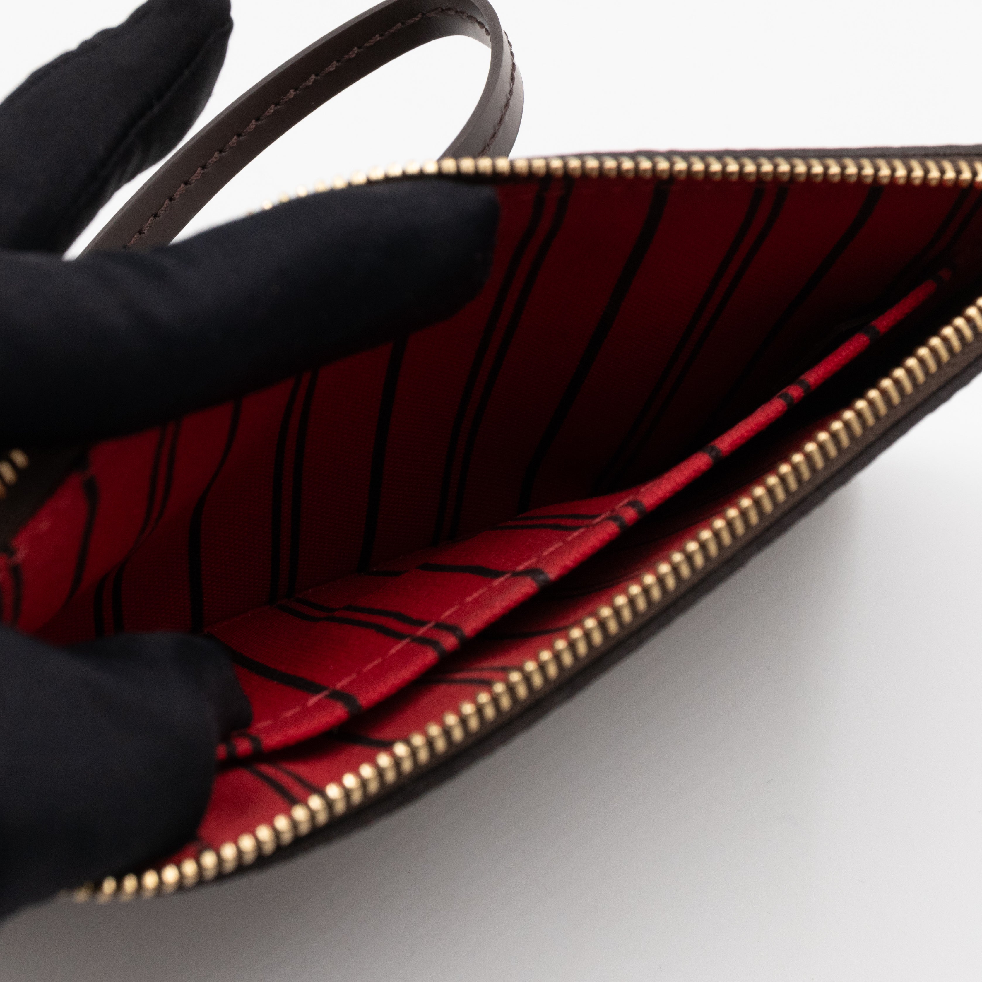 Neverfull Pochette PM Damier Ebene