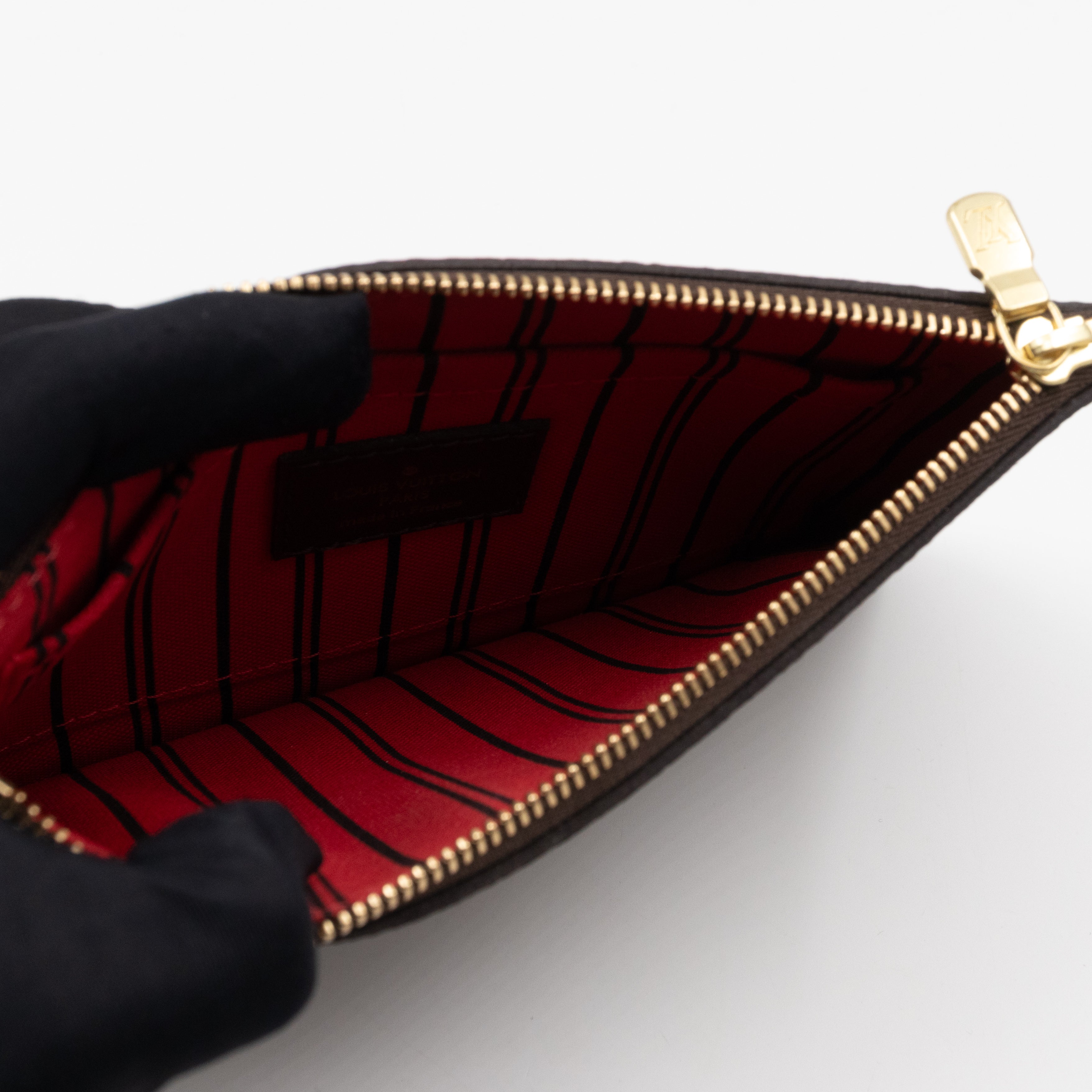 Neverfull Pochette PM Damier Ebene