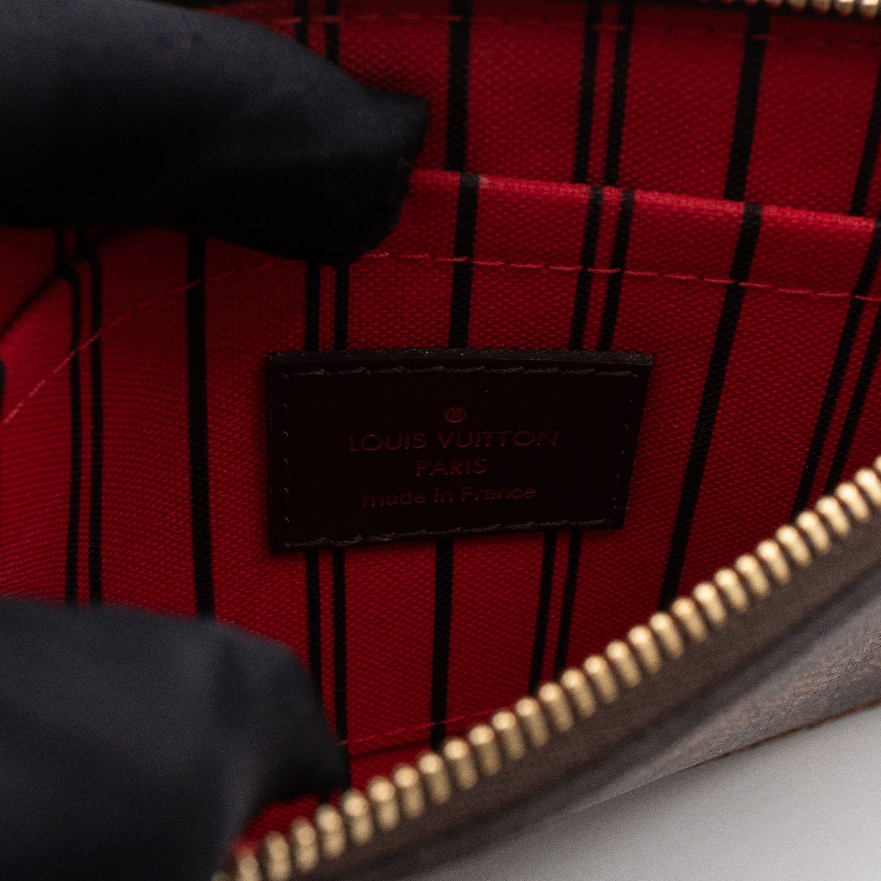 Neverfull Pochette PM Damier Ebene