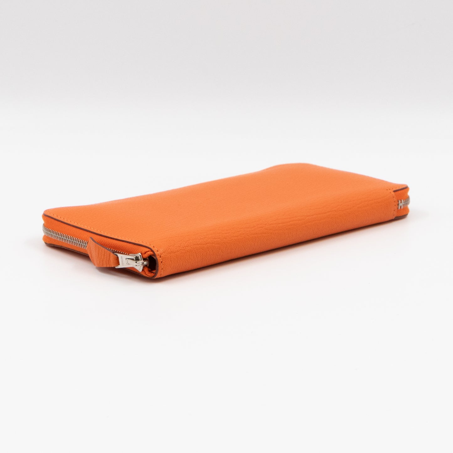 Azap Classique Long Wallet Orange Leather
