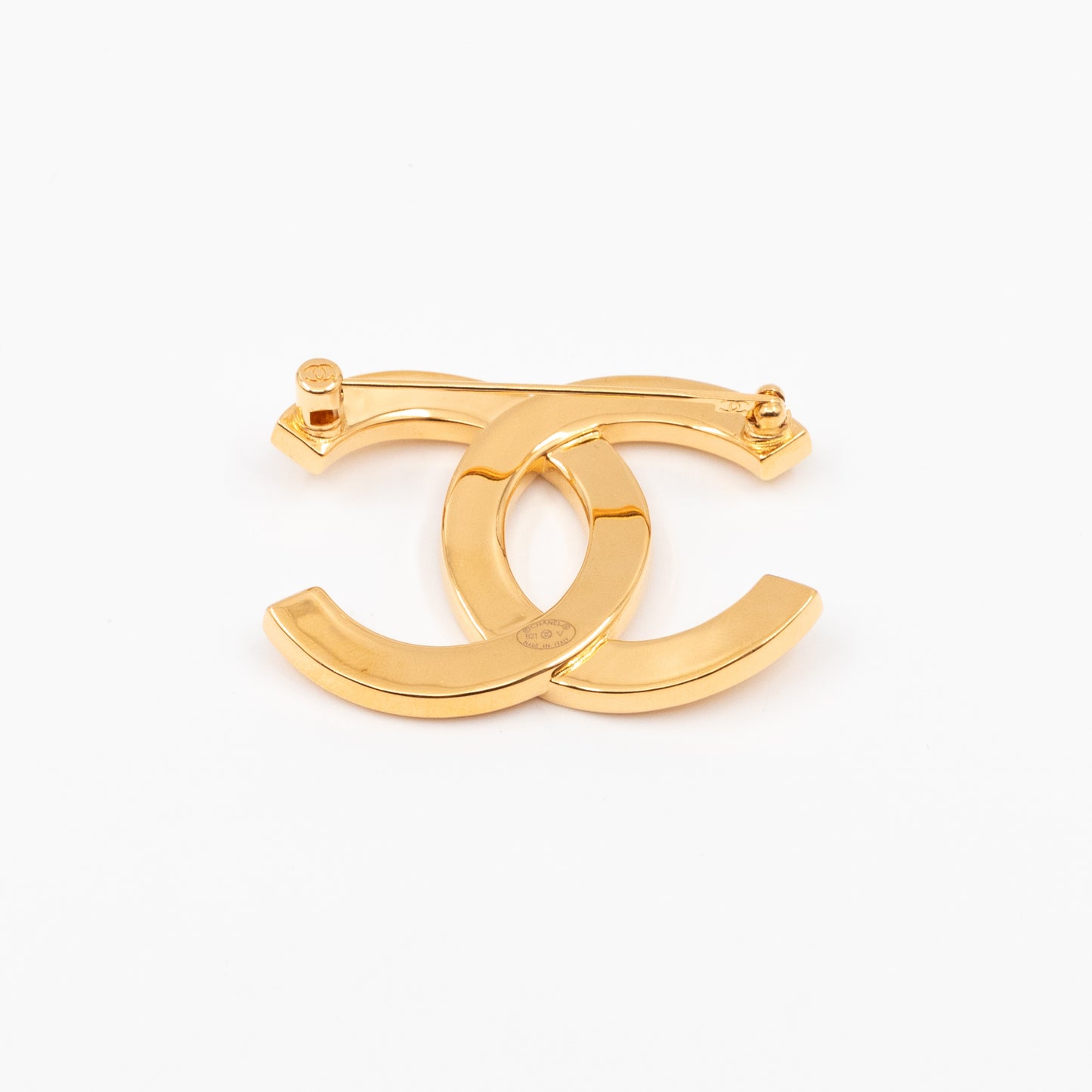 CC Brooch Letters Gold