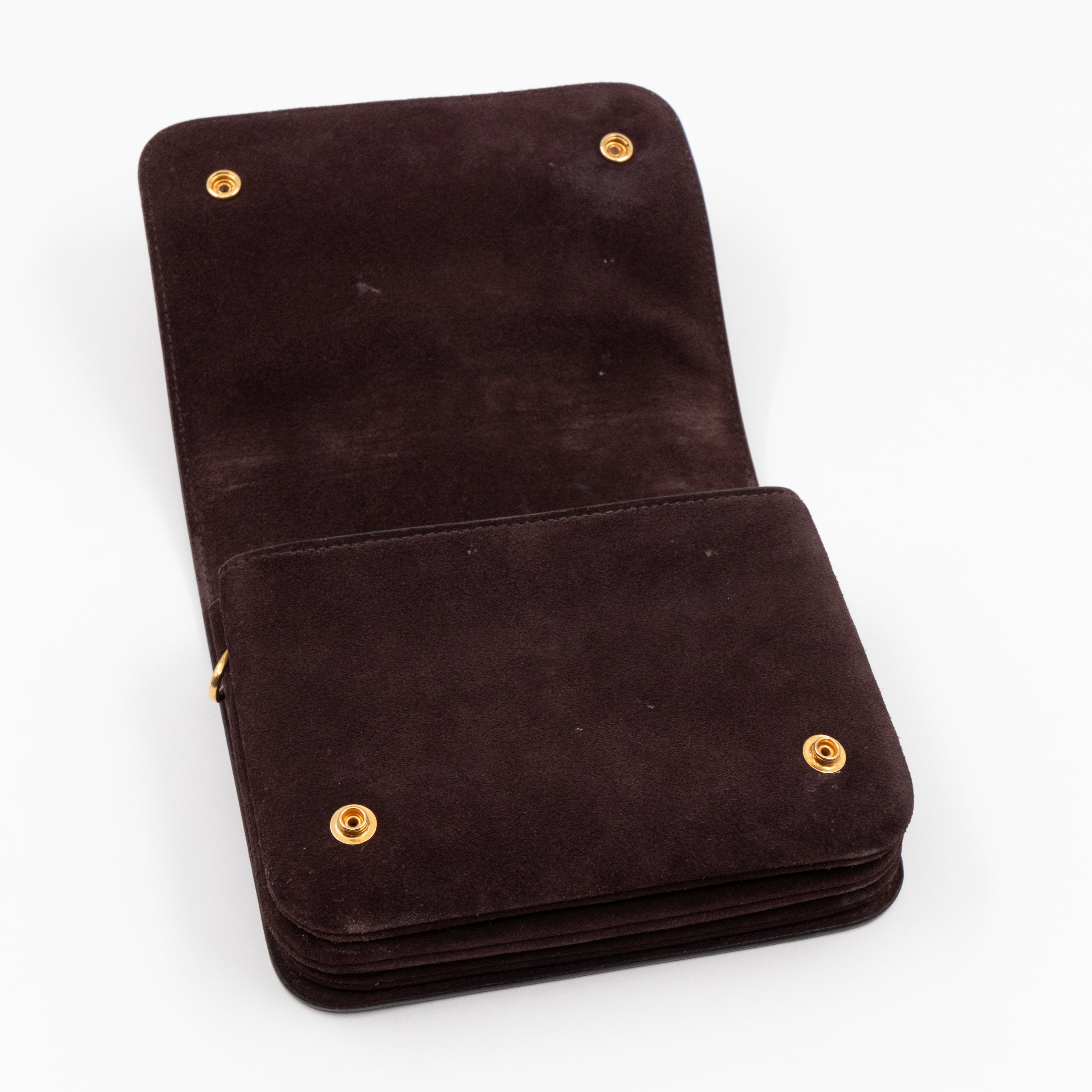 Small Clifton Oxblood Leather Gold