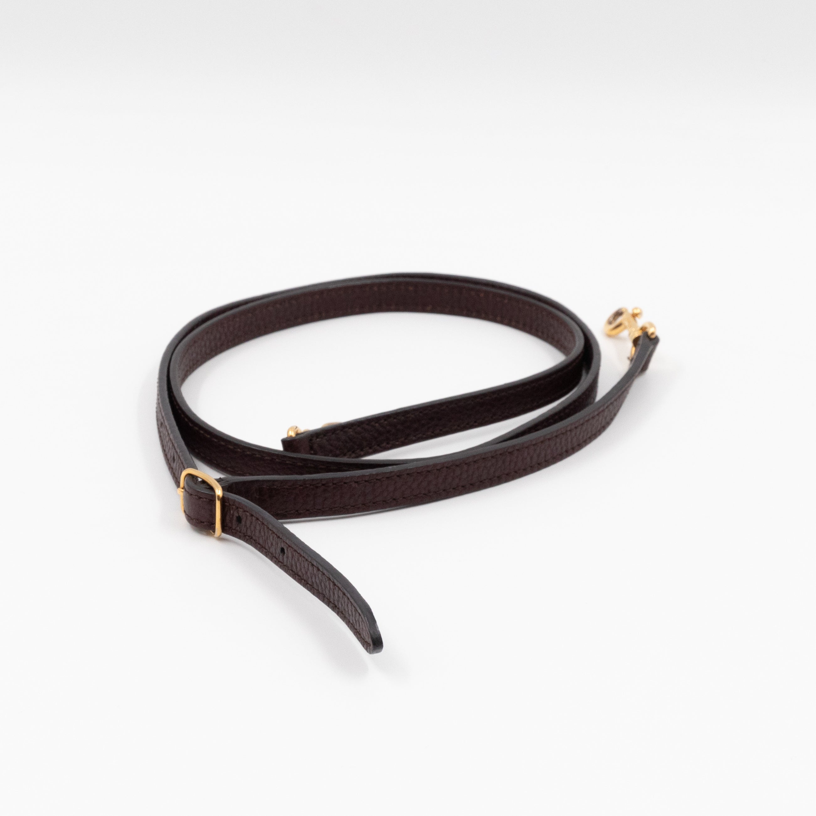 Small Clifton Oxblood Leather Gold