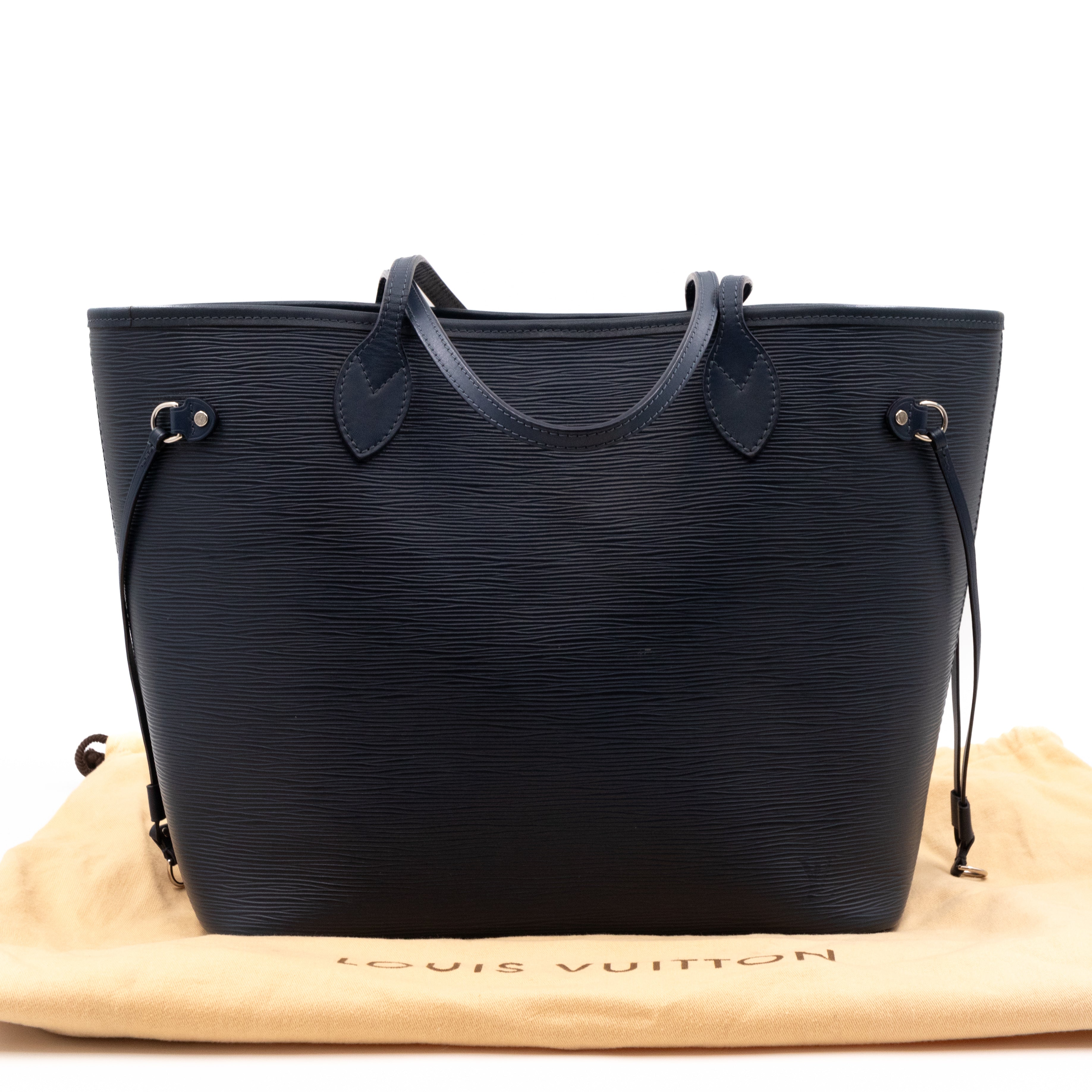 Neverfull MM Epi Leather Indigo