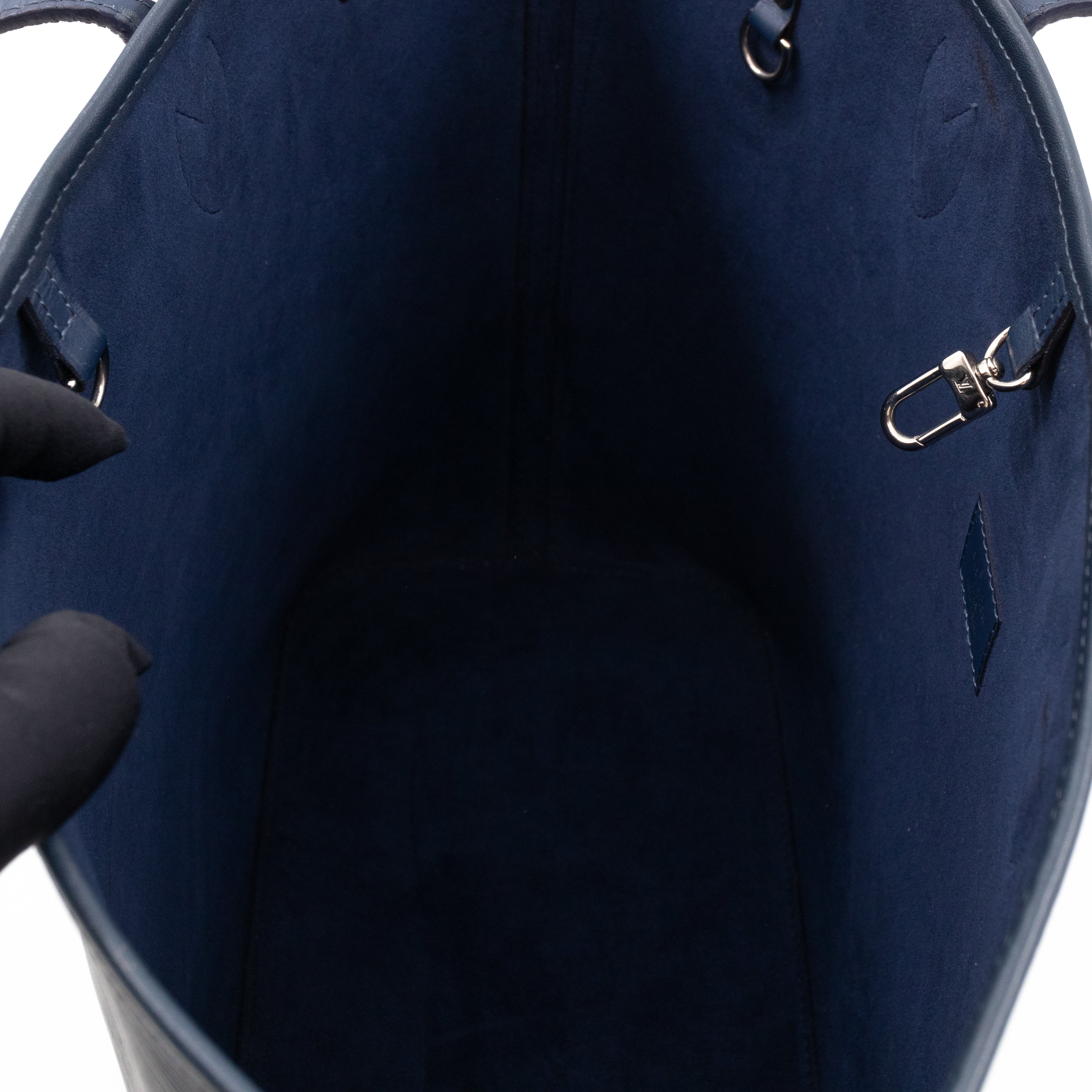 Neverfull MM Epi Leather Indigo