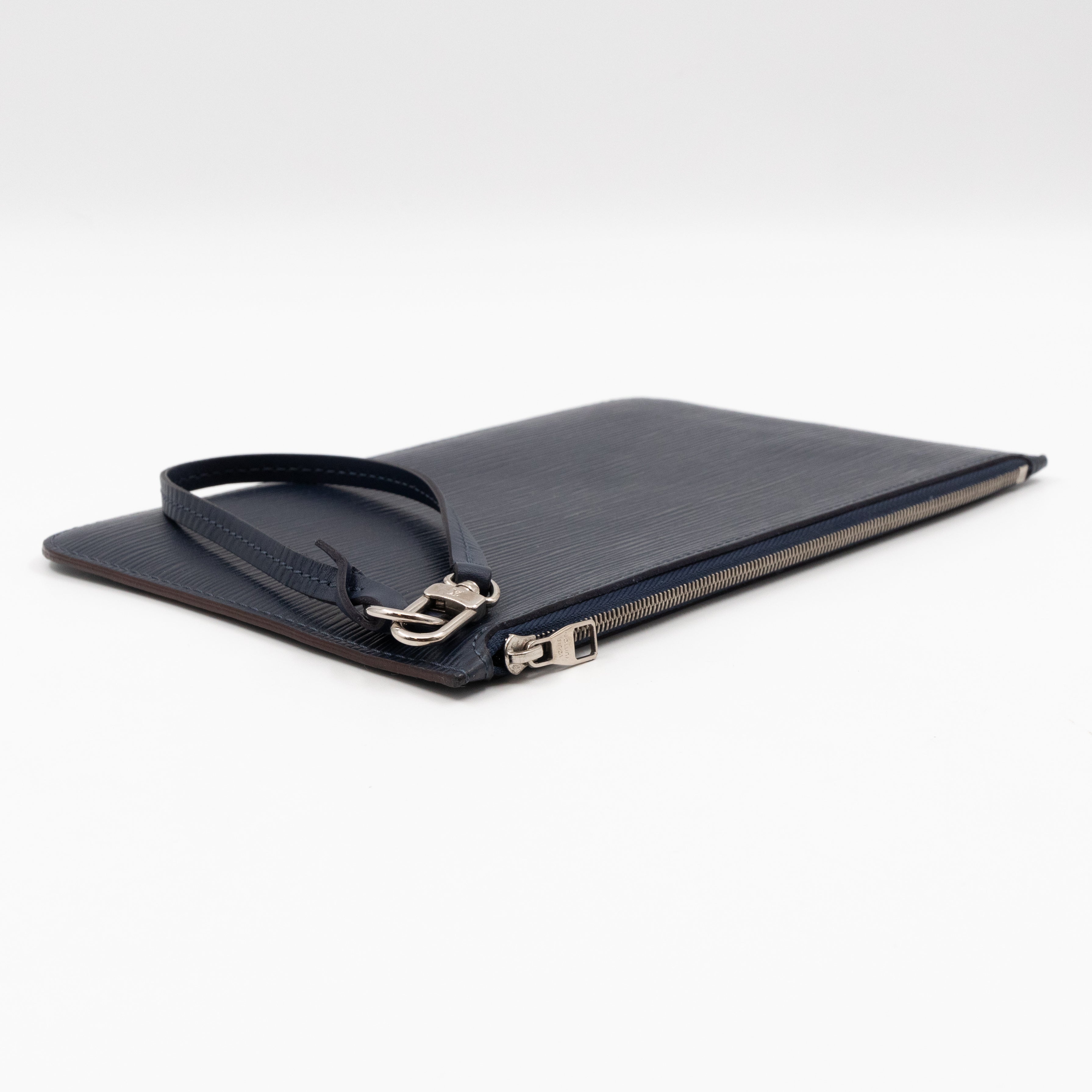 Neverfull Pochette Indigo Epi Leather