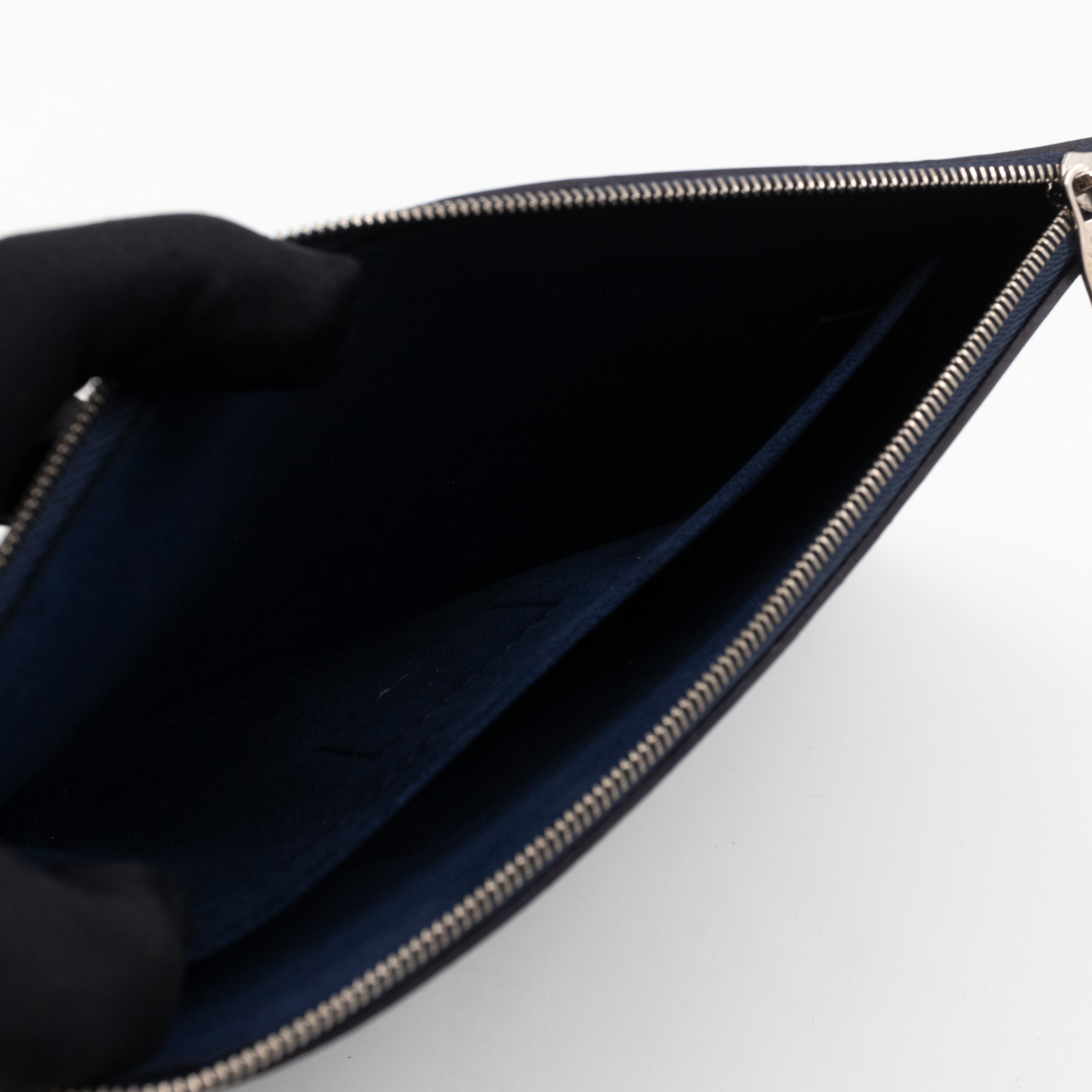 Neverfull Pochette Indigo Epi Leather