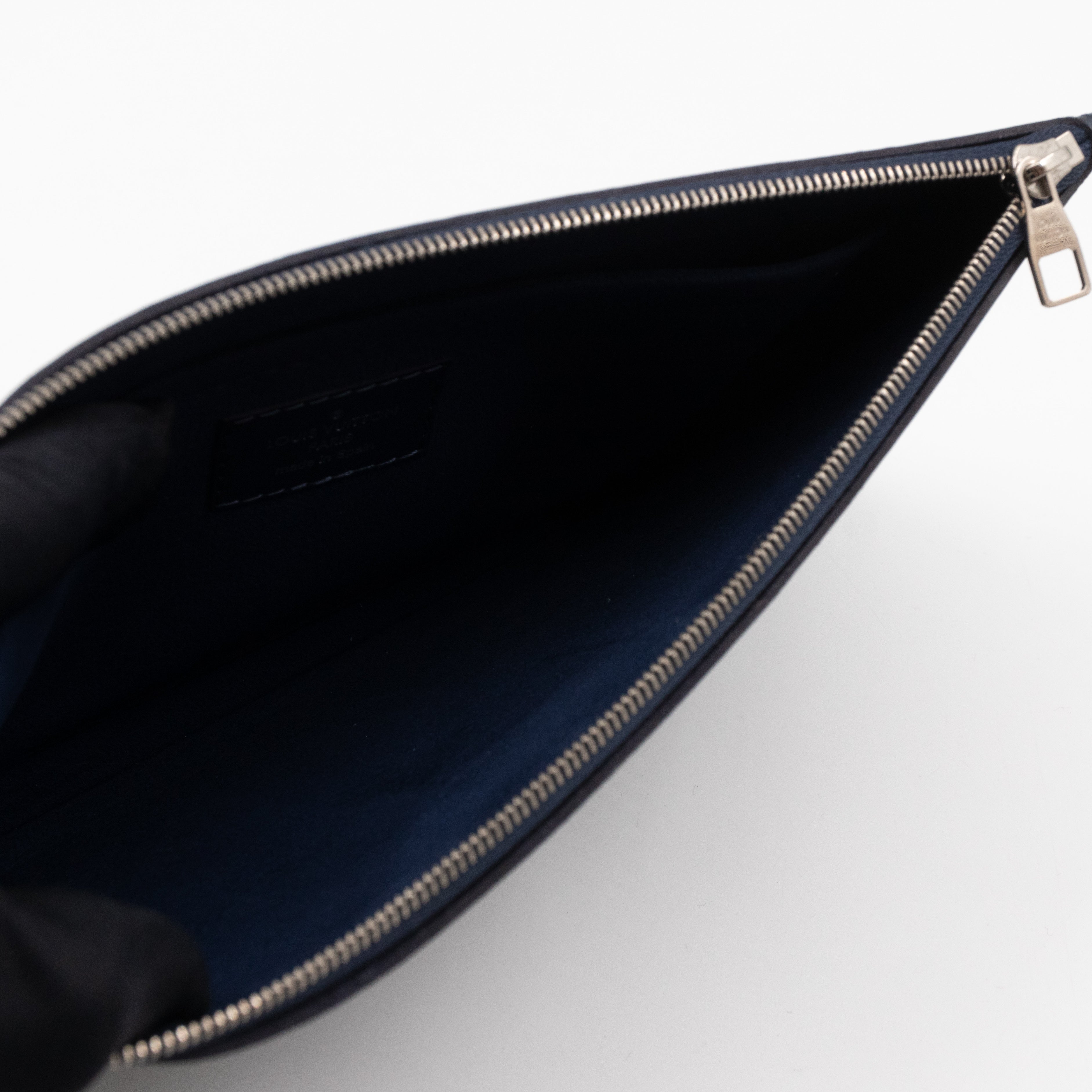 Neverfull Pochette Indigo Epi Leather