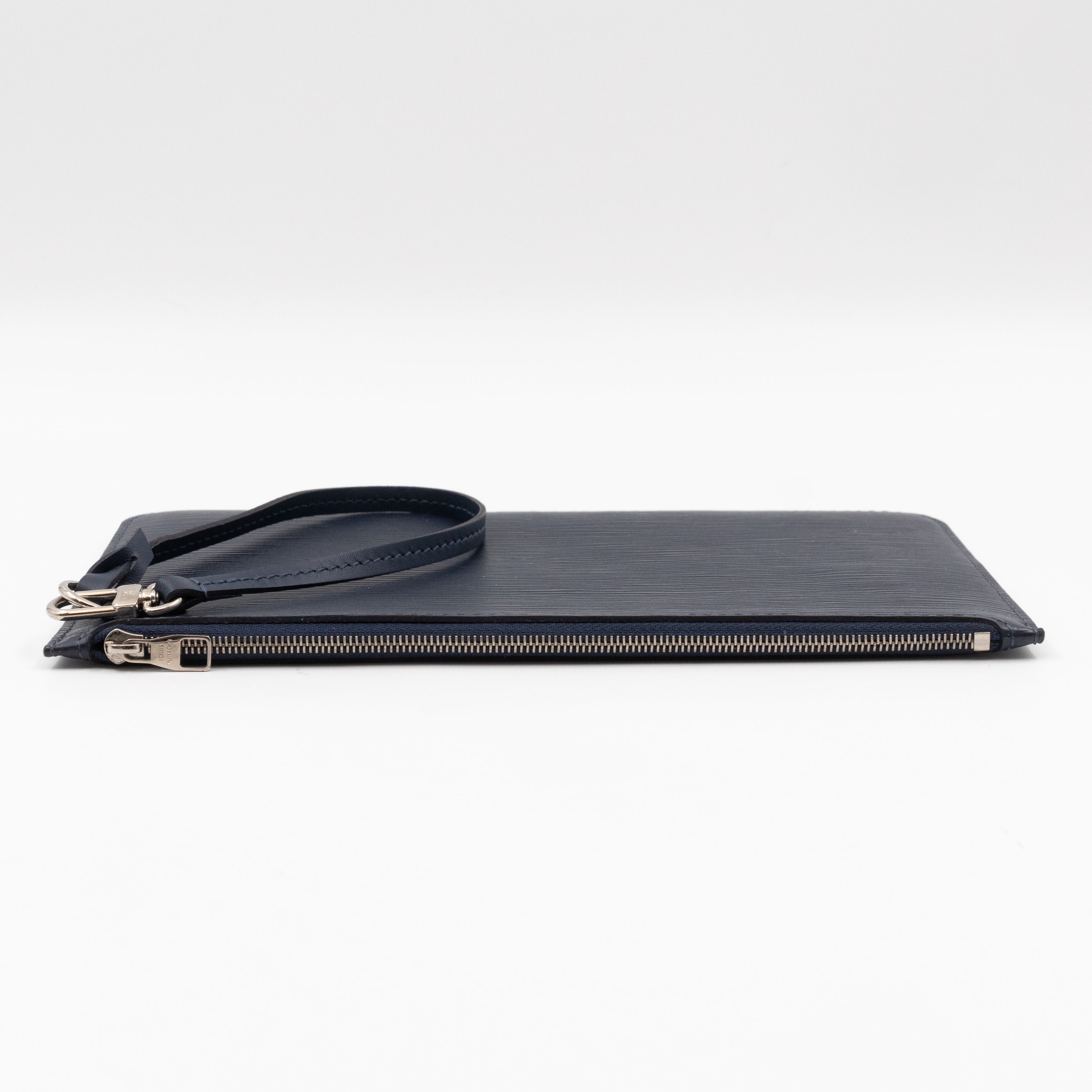 Neverfull Pochette Indigo Epi Leather