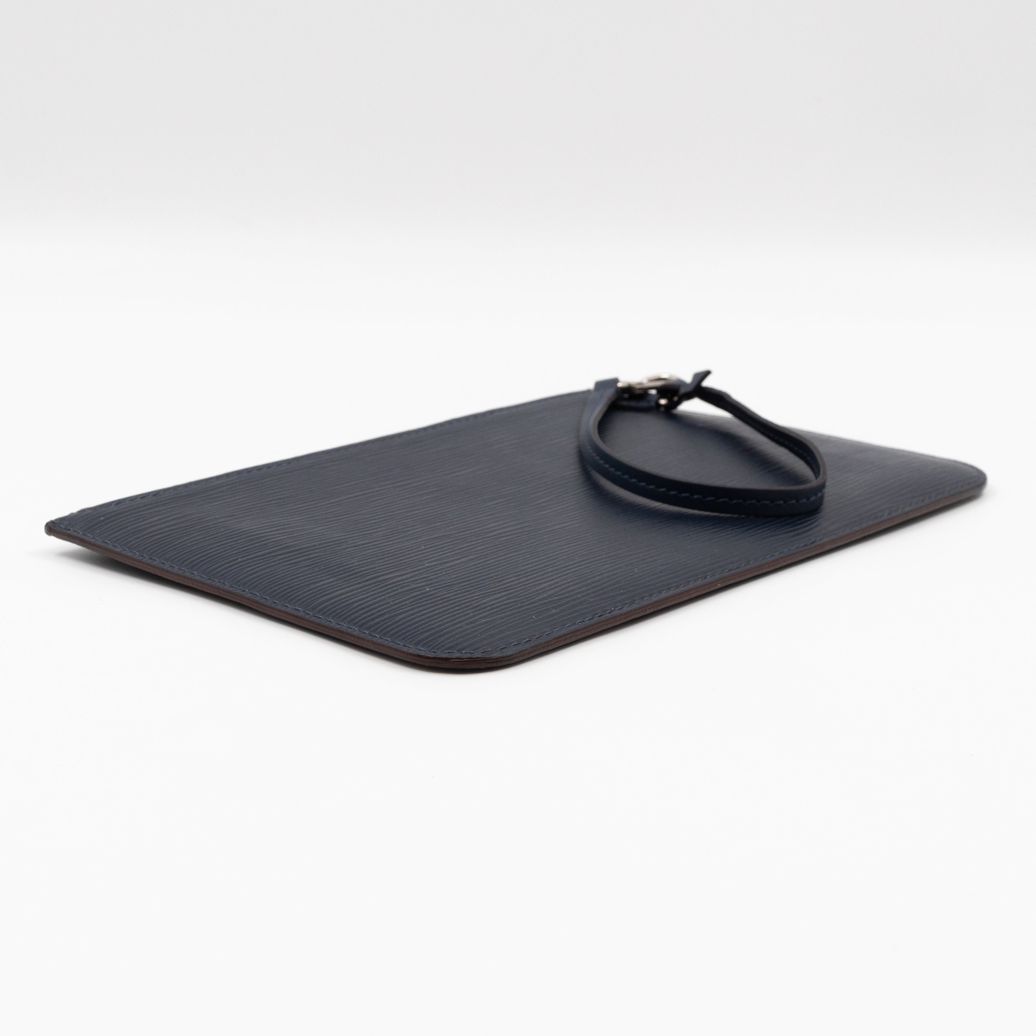 Neverfull Pochette Indigo Epi Leather