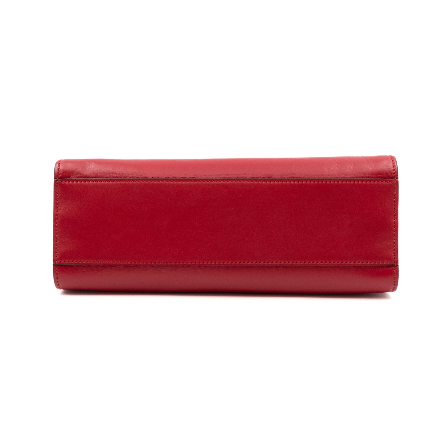Nymphaea Small Top Handle Red Leather