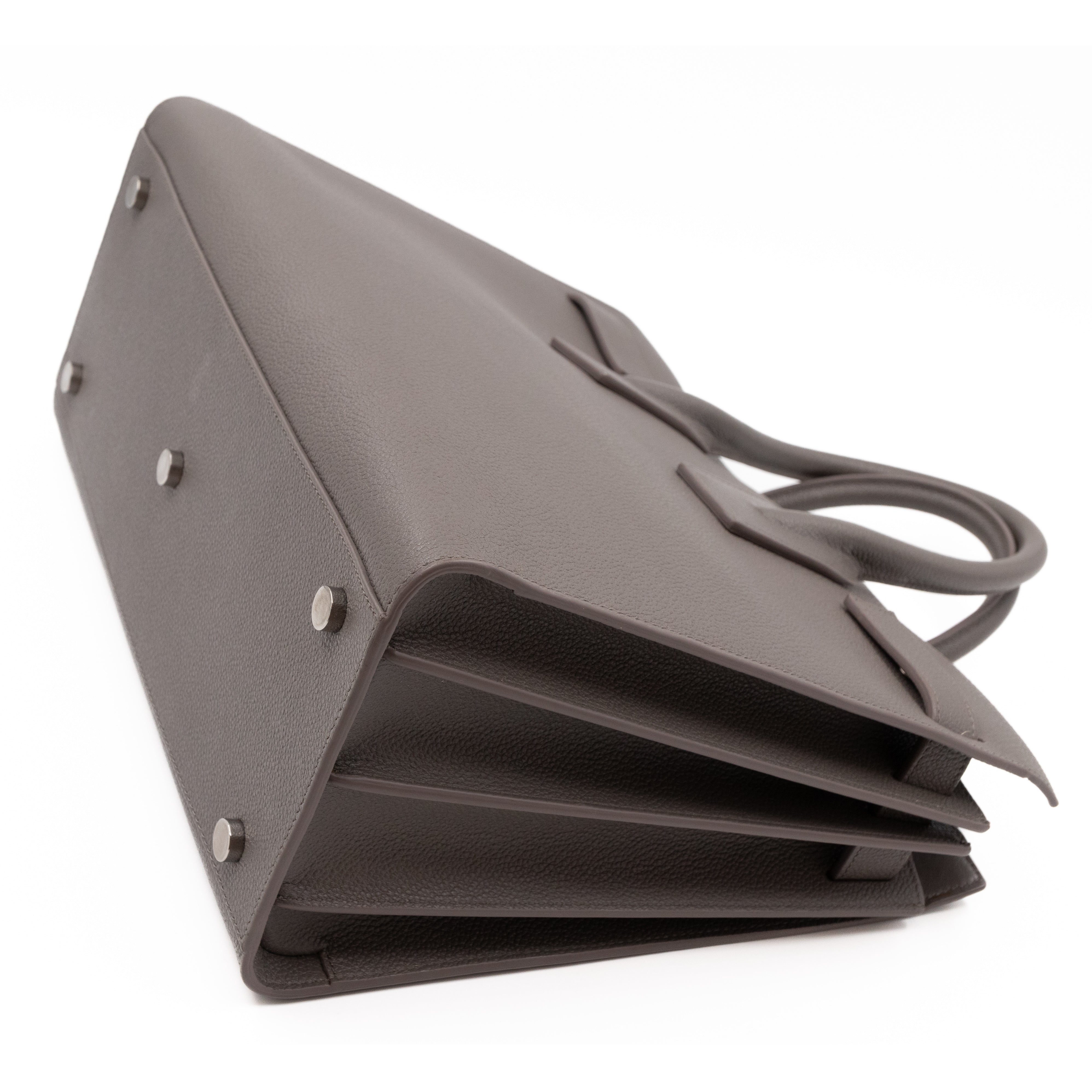 Sac de Jour Small Gray Leather