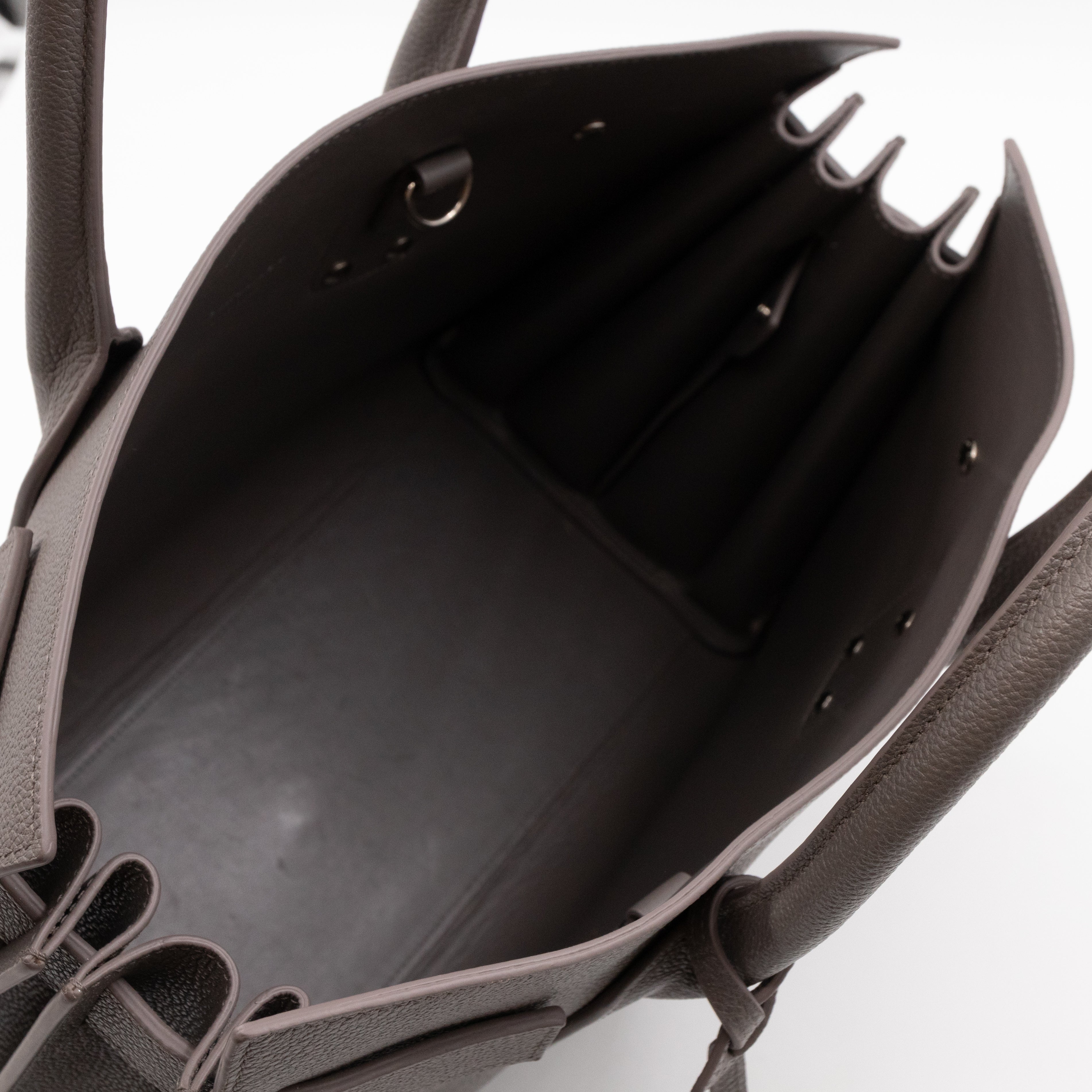 Sac de Jour Small Gray Leather