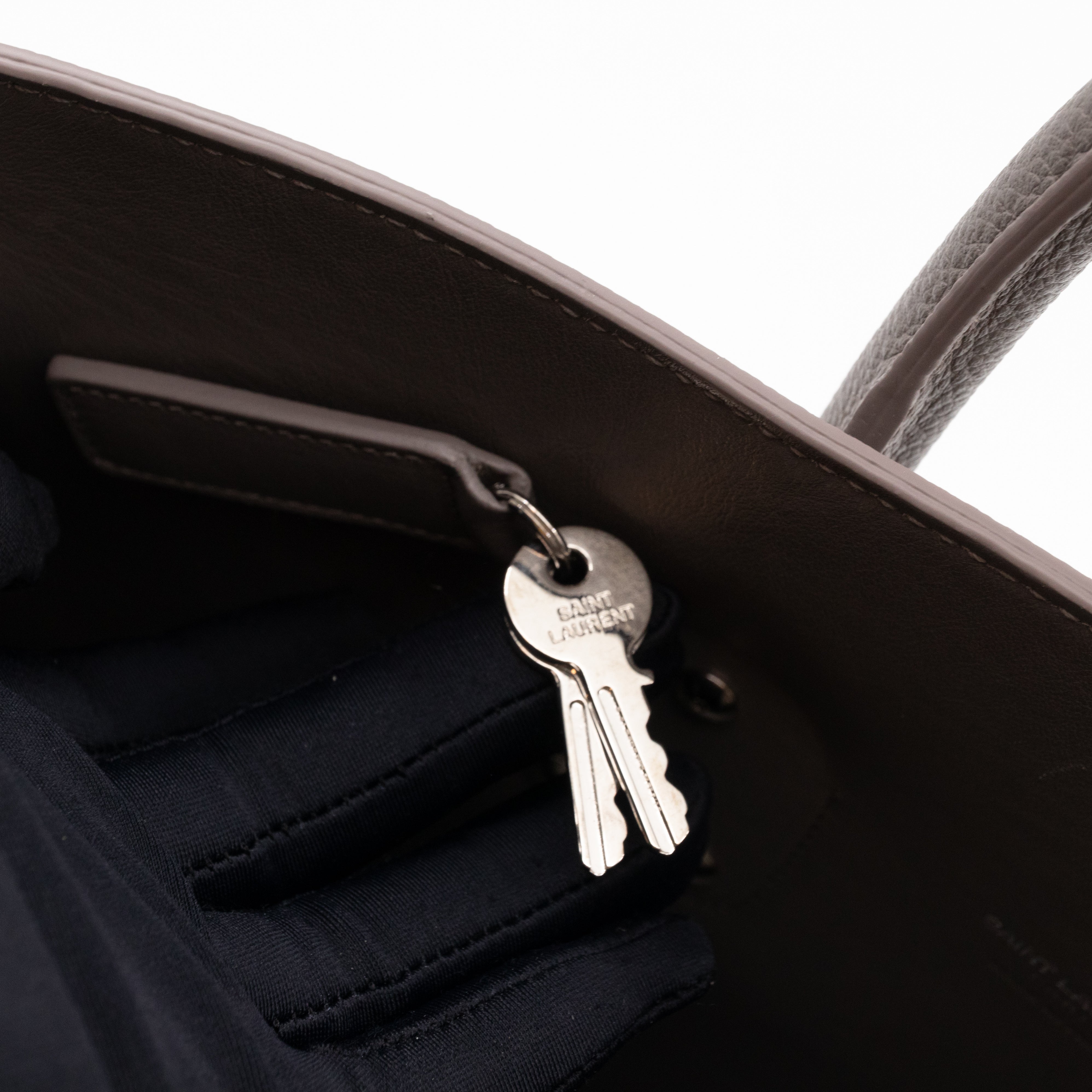 Sac de Jour Small Gray Leather