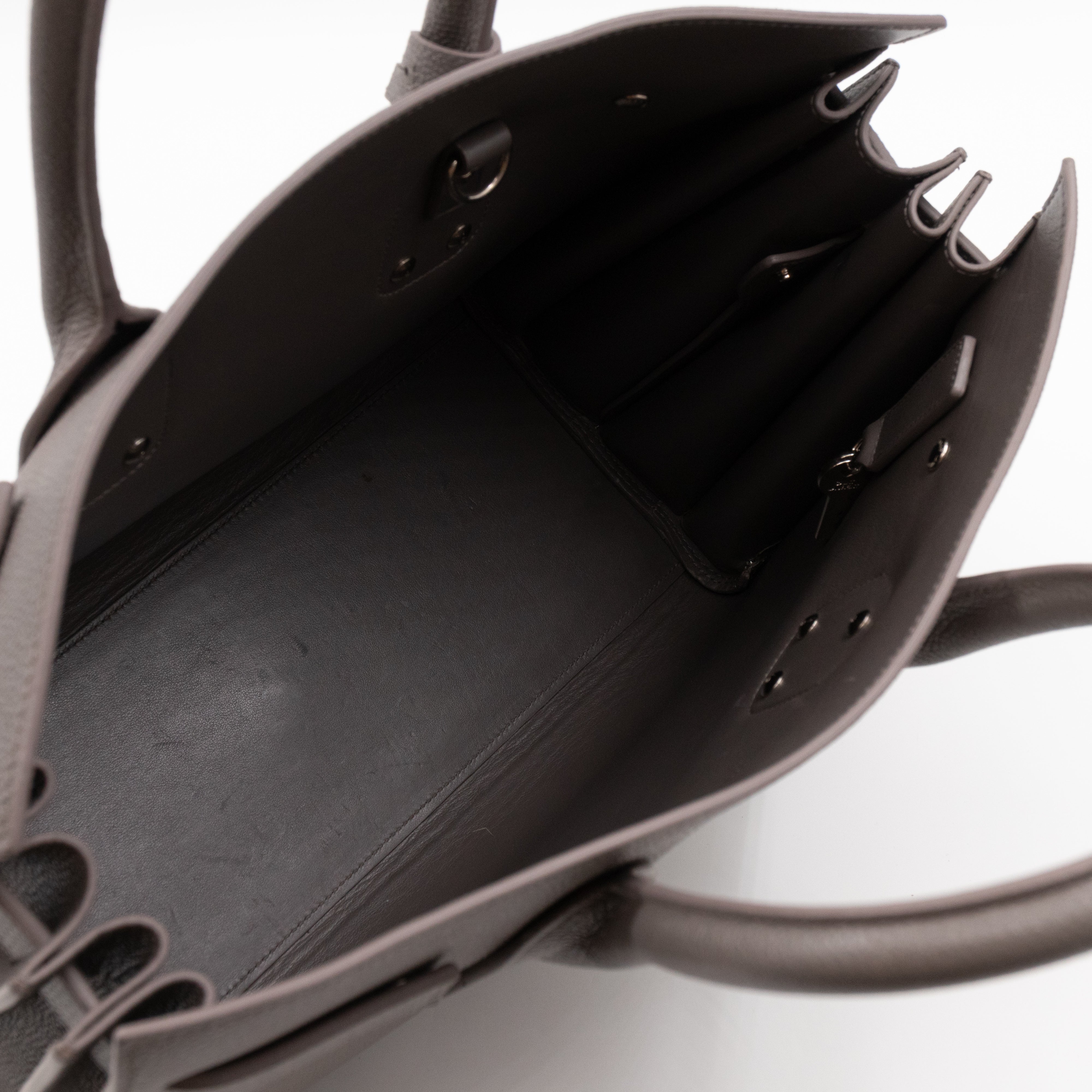 Sac de Jour Small Gray Leather