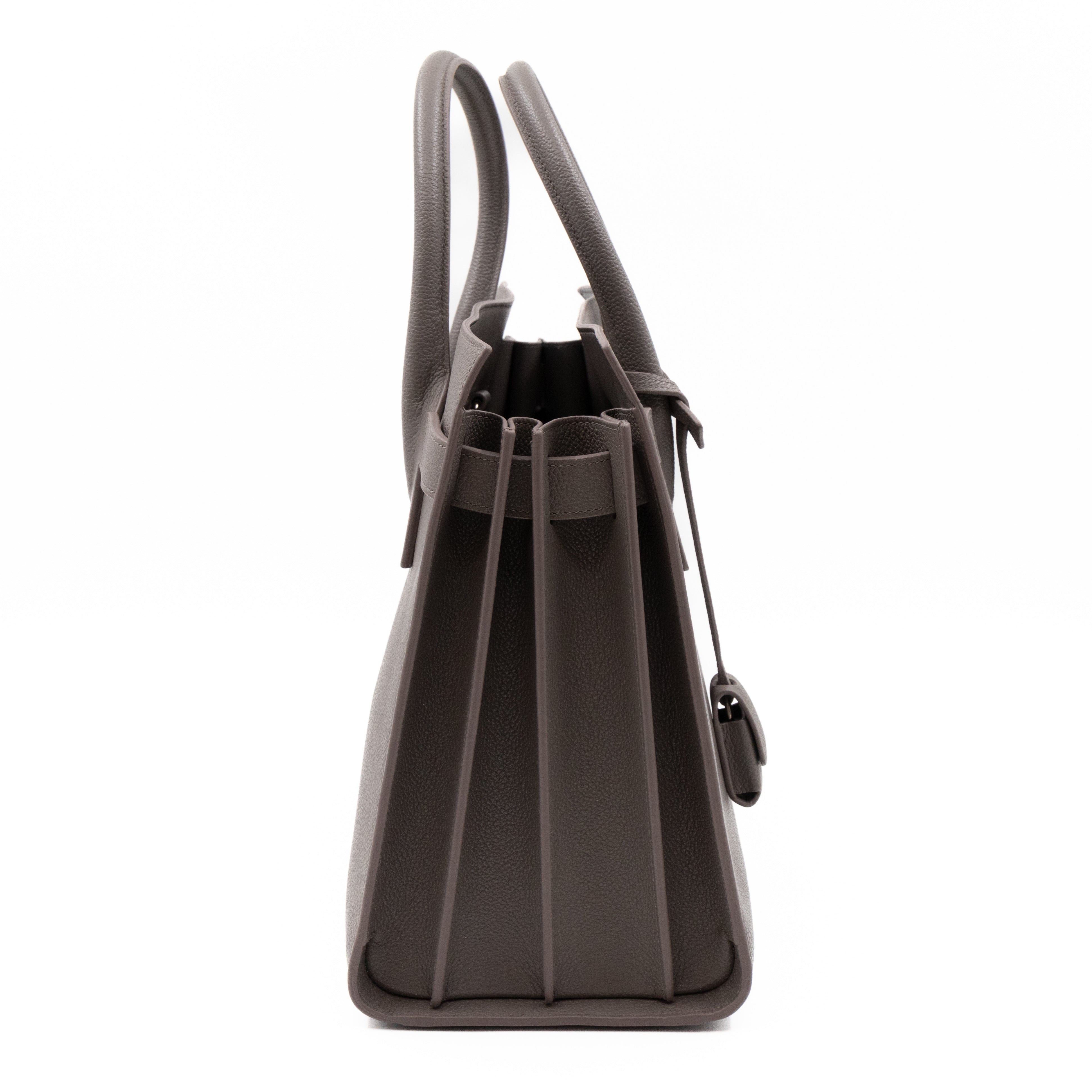 Sac de Jour Small Gray Leather