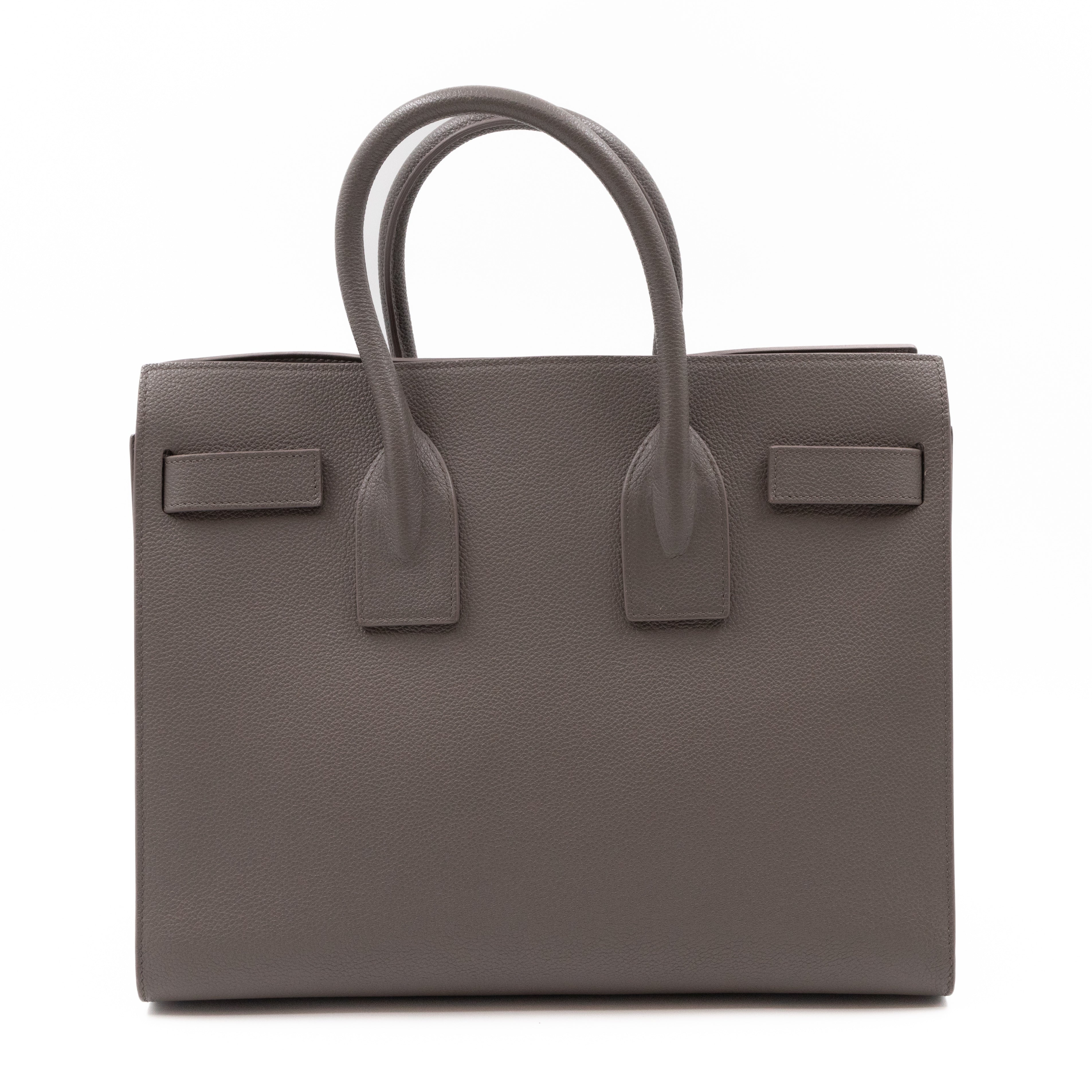 Sac de Jour Small Gray Leather