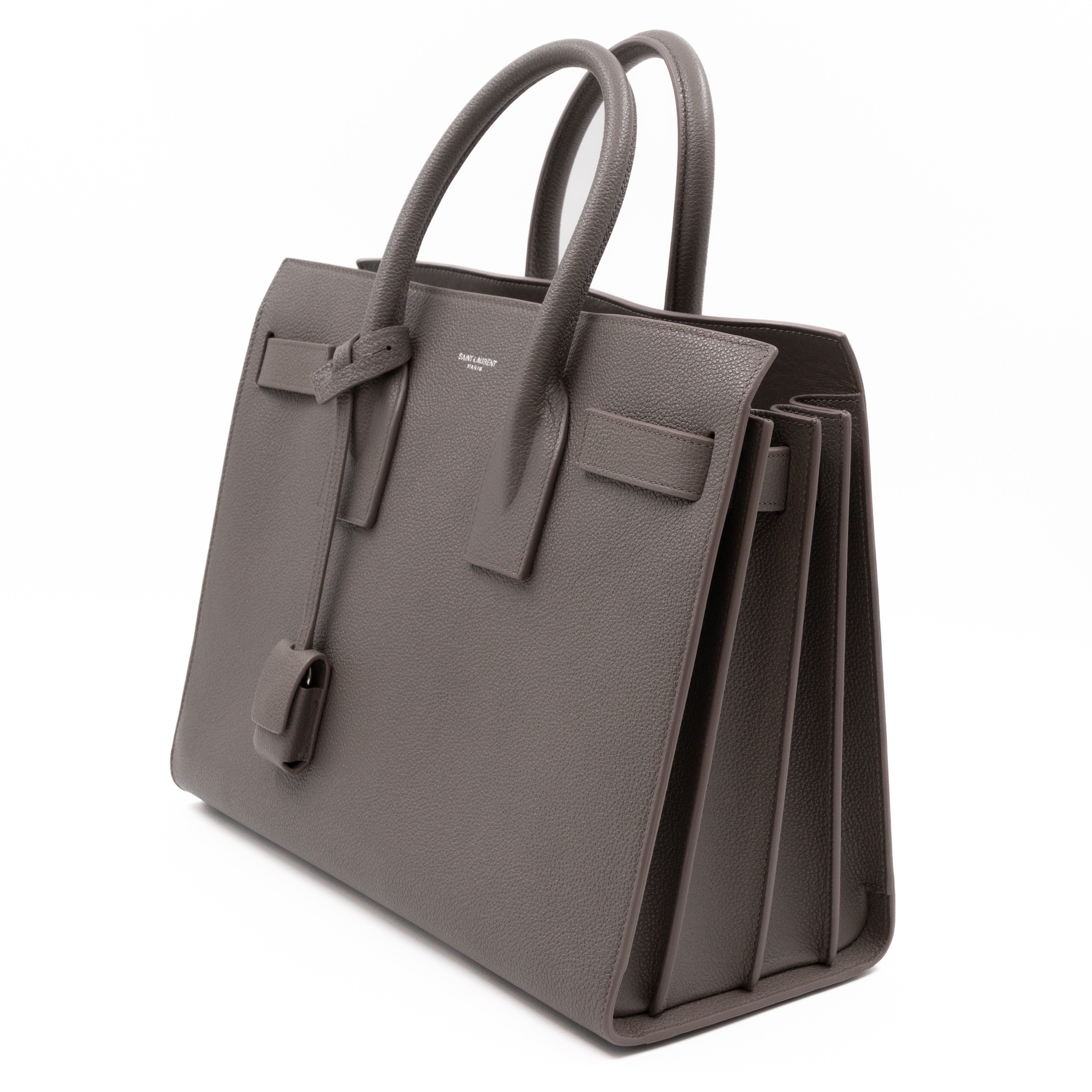 Sac de Jour Small Gray Leather