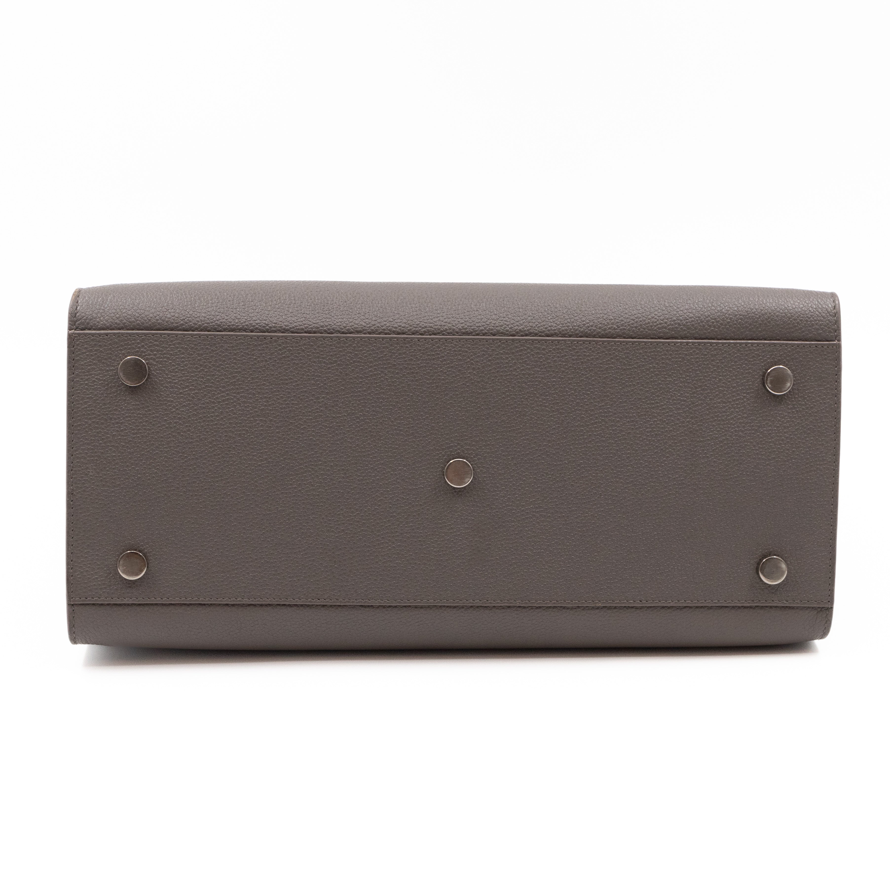 Sac de Jour Small Gray Leather