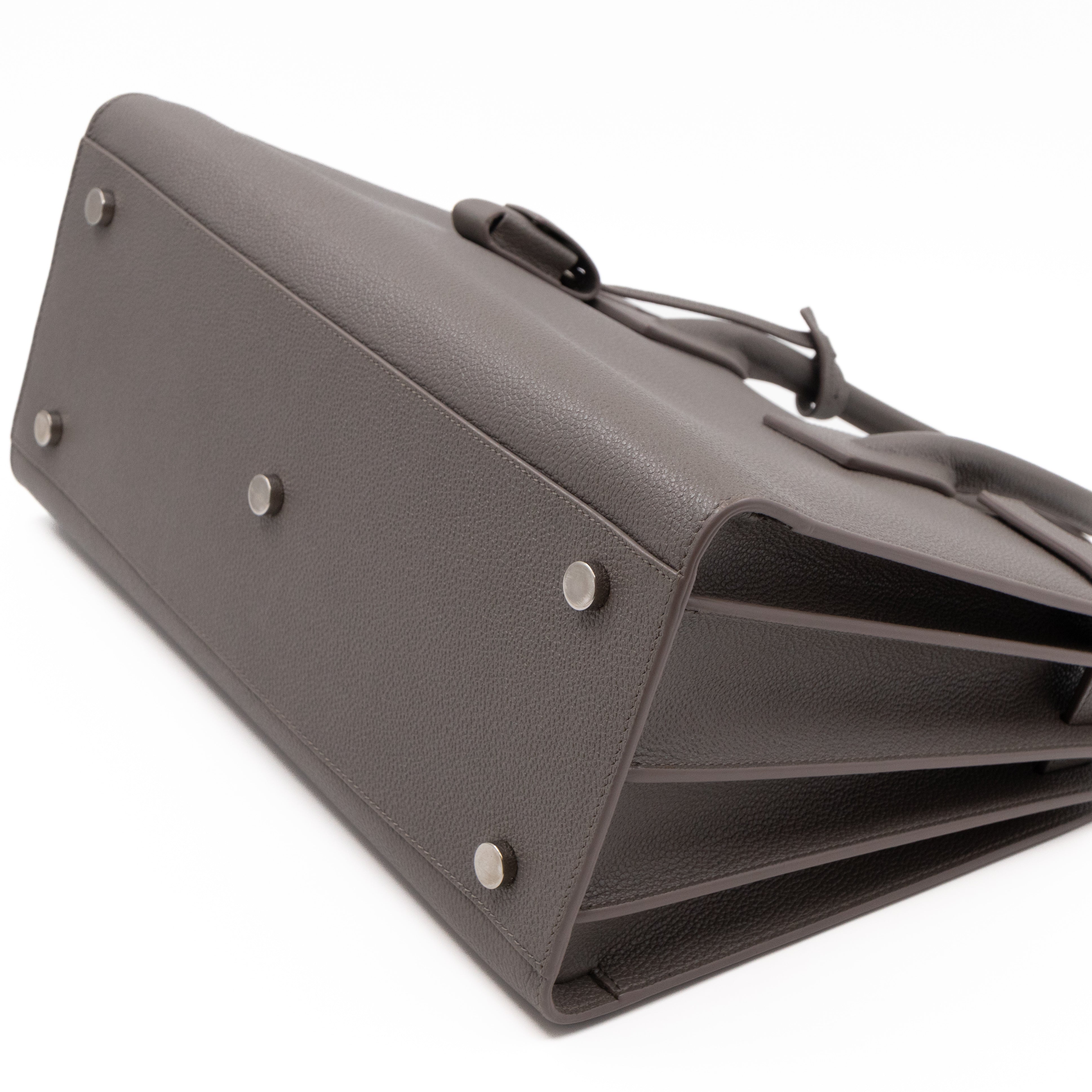 Sac de Jour Small Gray Leather