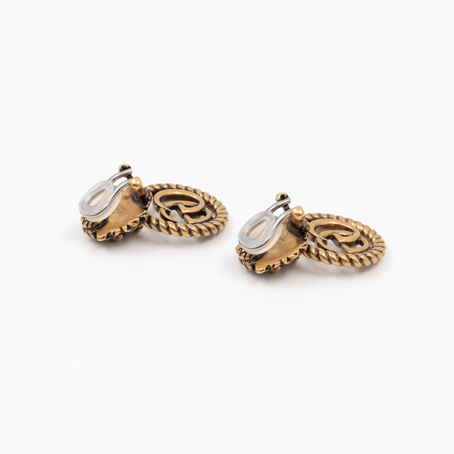 Lion Head GG Clip-On Earrings