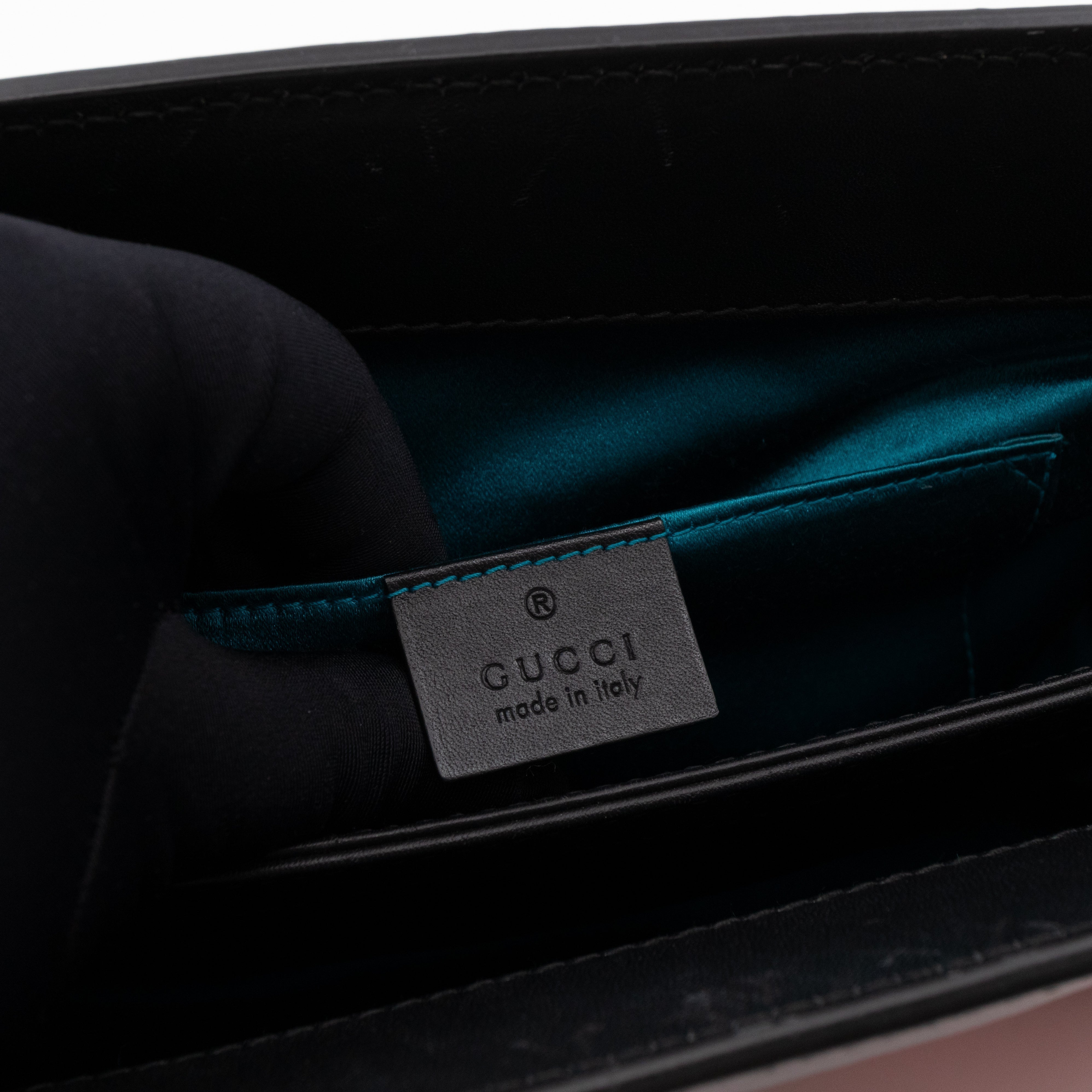 Ophidia GG Small Shoulder Bag Red Suede