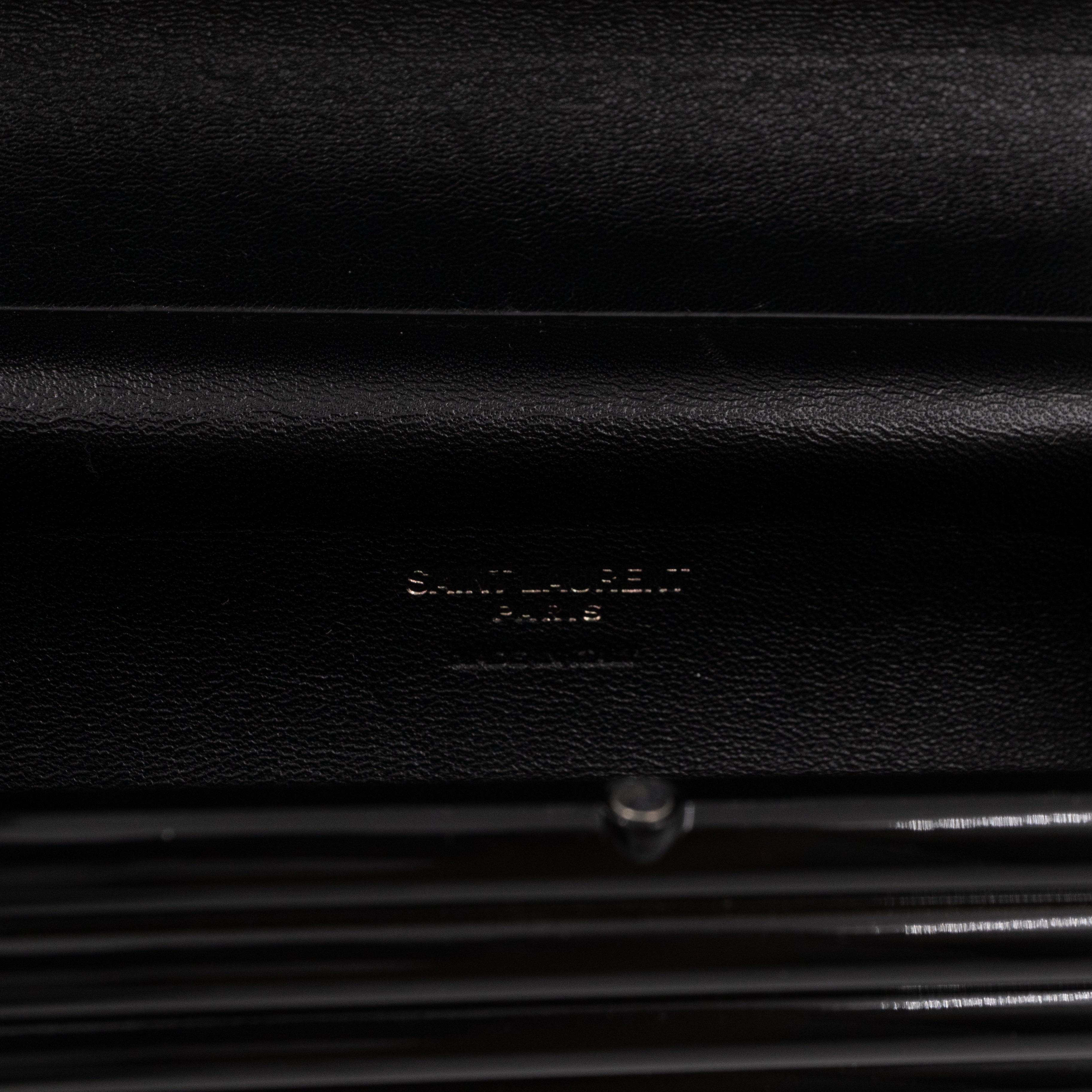 Opium Plexiglass Tassel Minaudiere Black