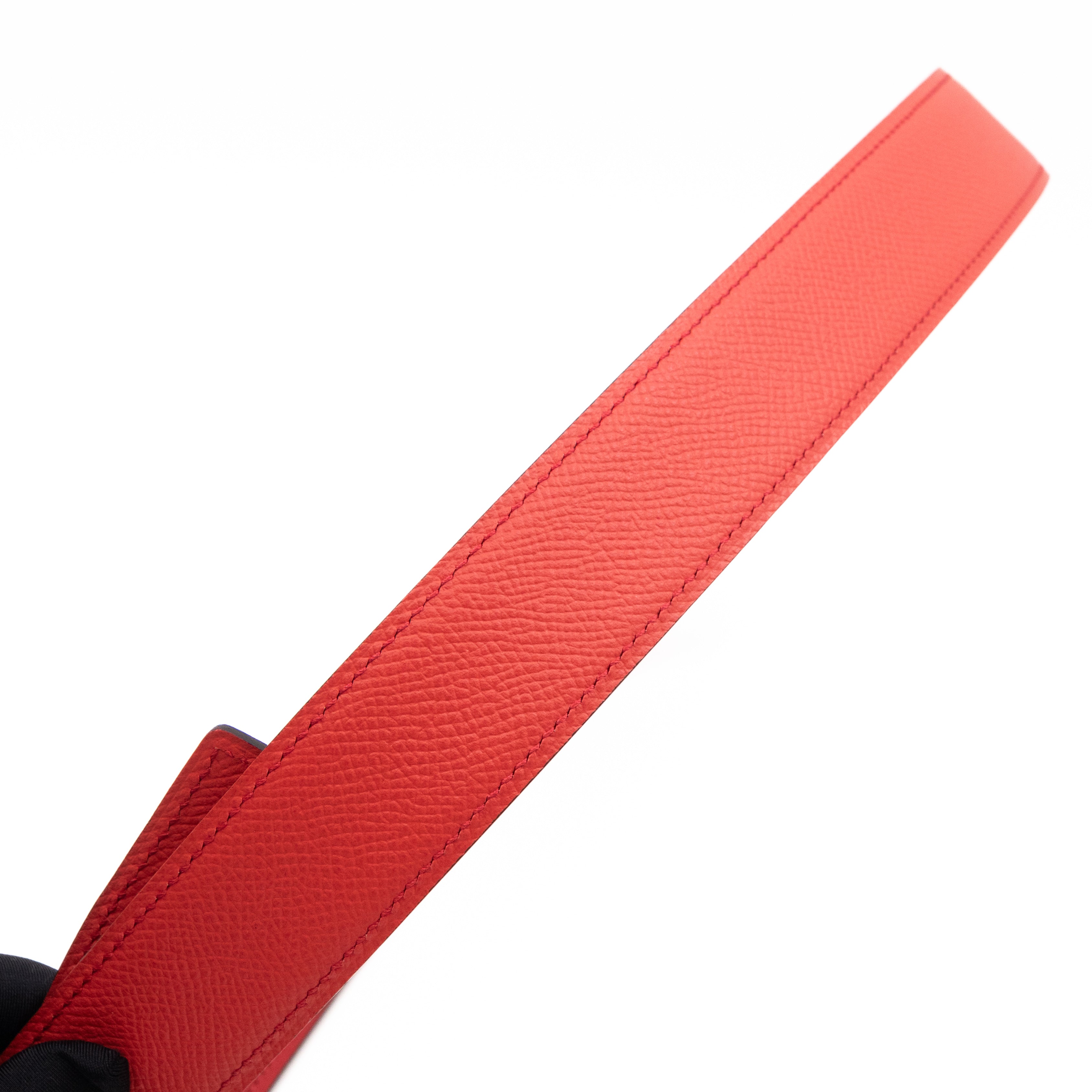 Collier de Chien Buckle & Reversible Leather Belt 75 cm
