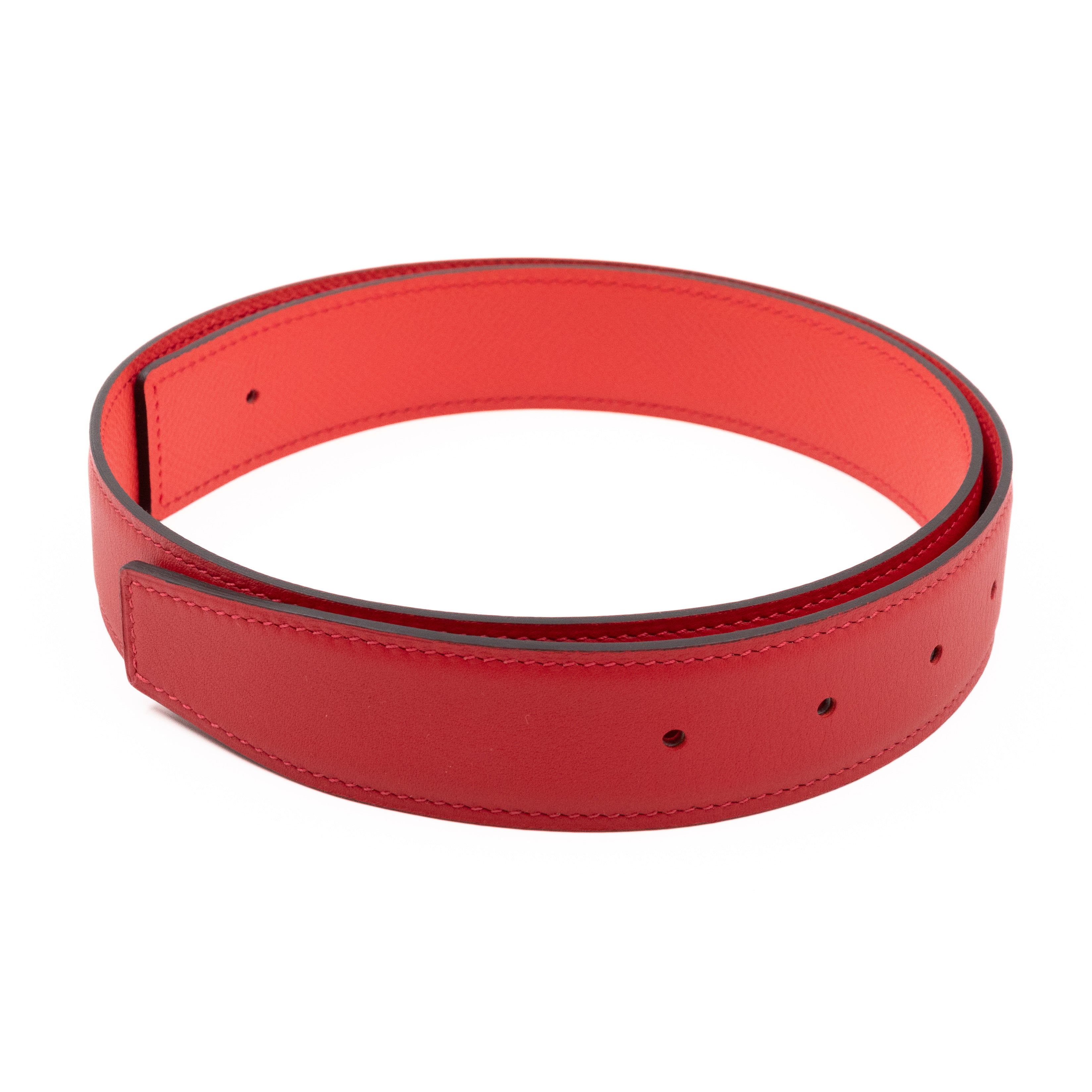 Collier de Chien Buckle & Reversible Leather Belt 75 cm