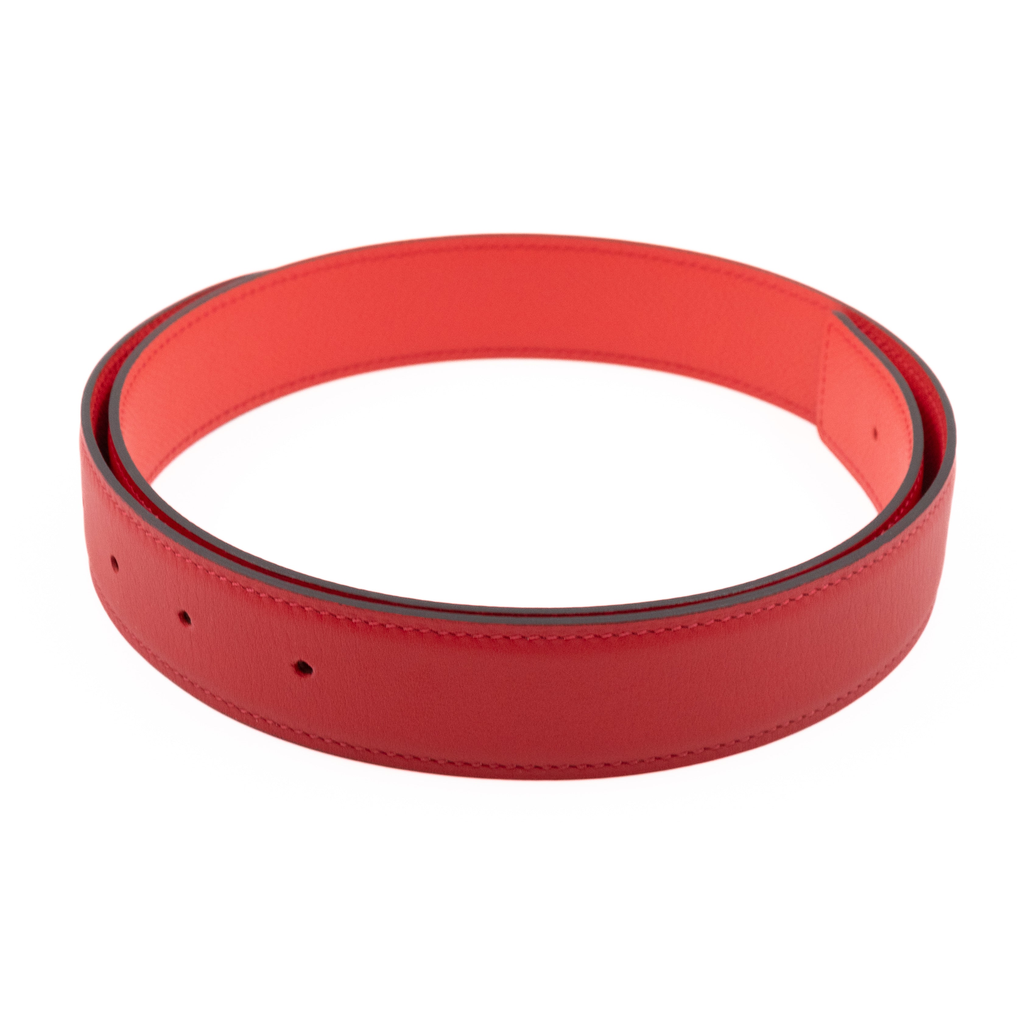 Collier de Chien Buckle & Reversible Leather Belt 75 cm