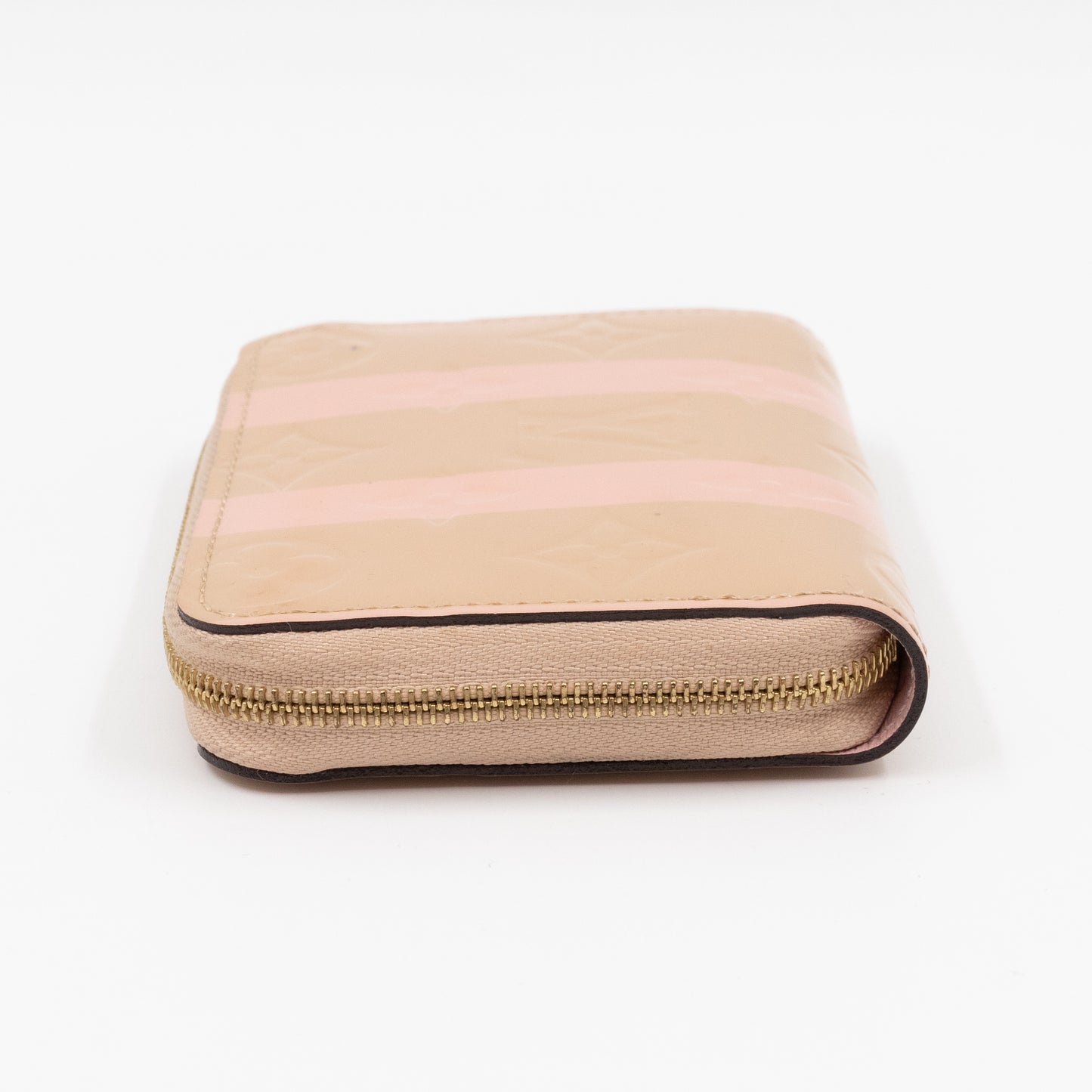 Zippy Coin Purse Vernis Rayures Dune