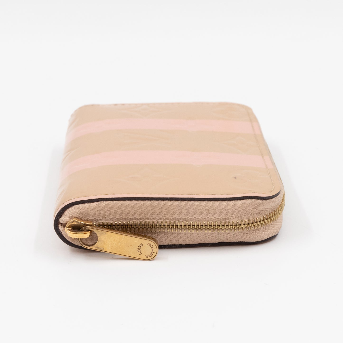 Zippy Coin Purse Vernis Rayures Dune