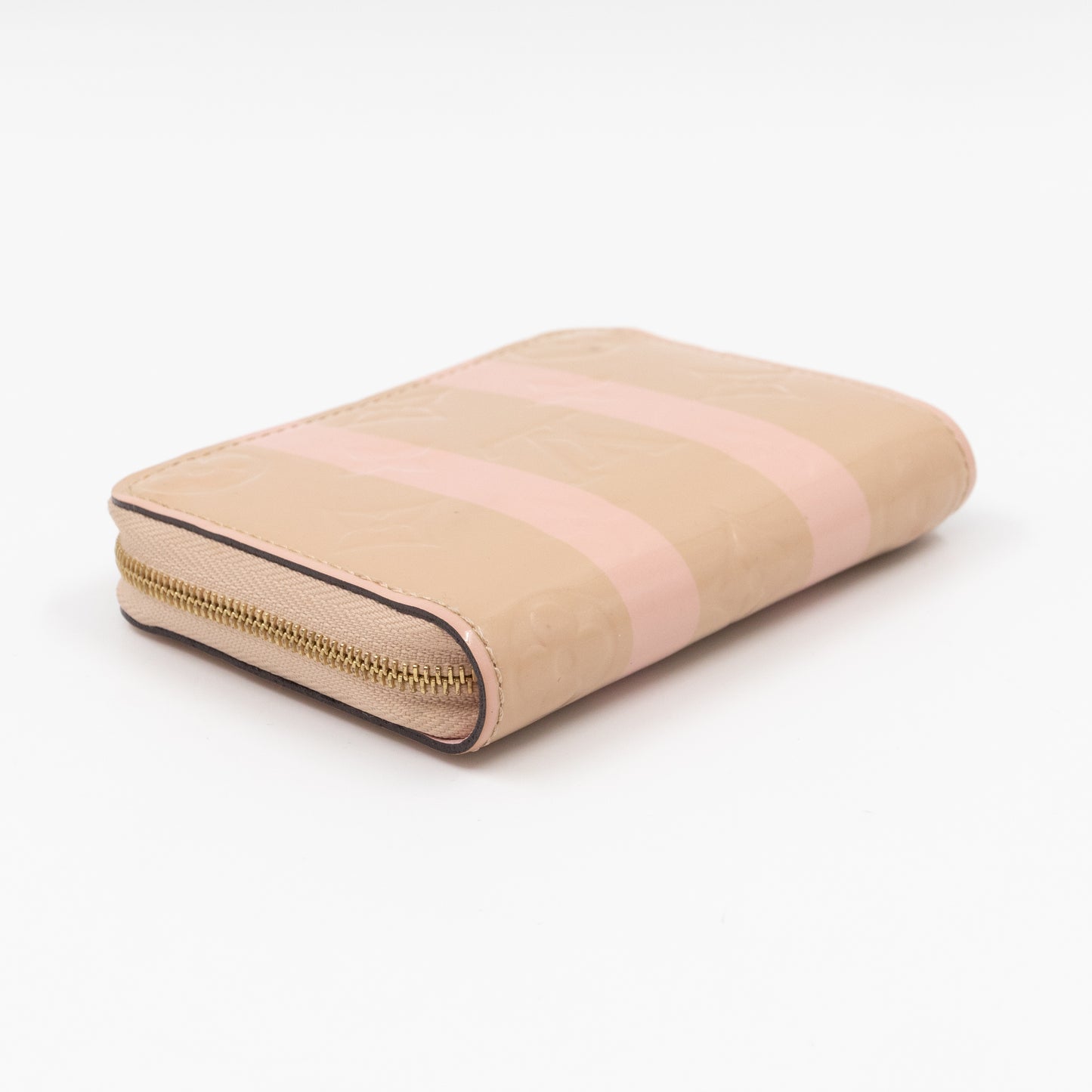 Zippy Coin Purse Vernis Rayures Dune