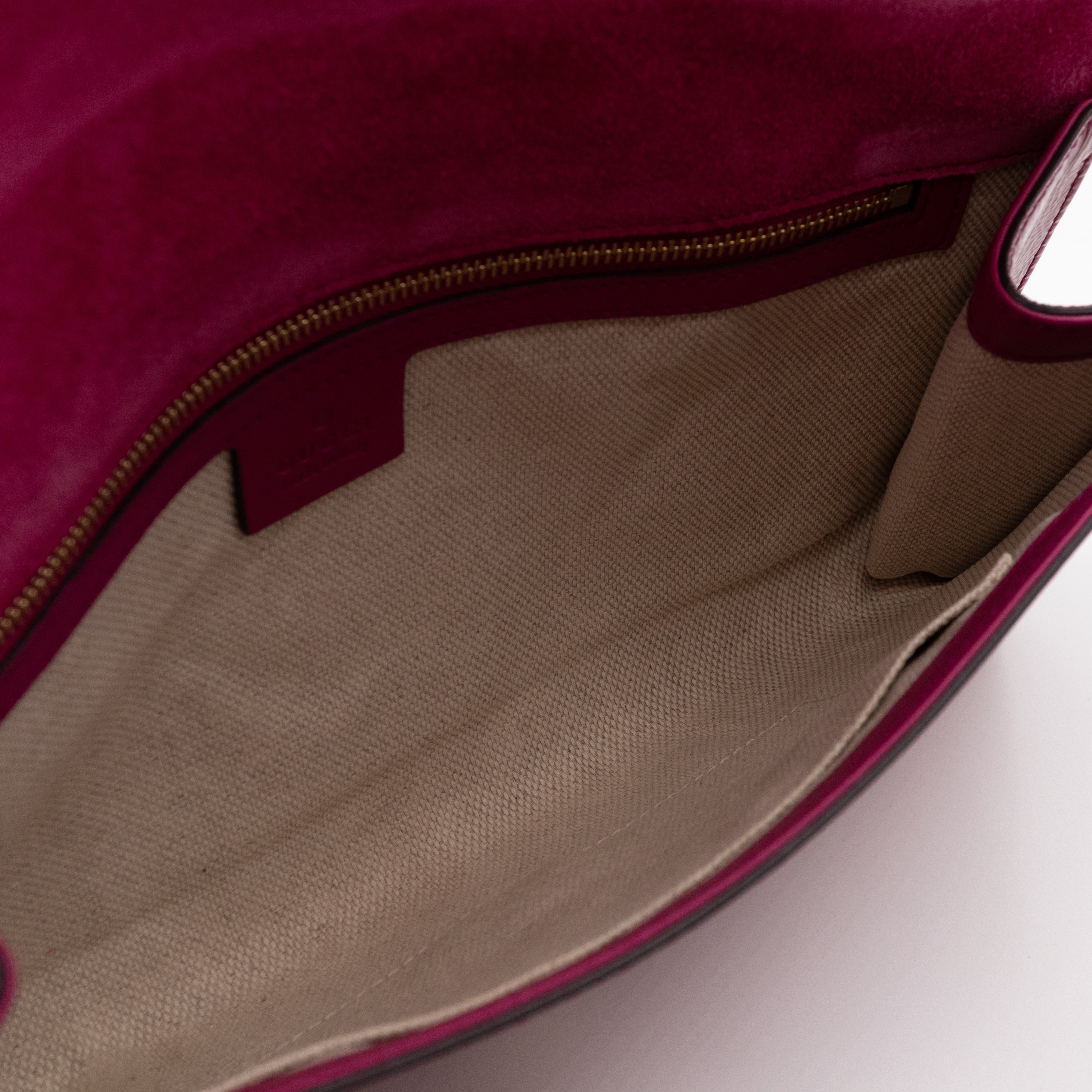 Soho Clutch Tassel Patent Leather Fuchsia