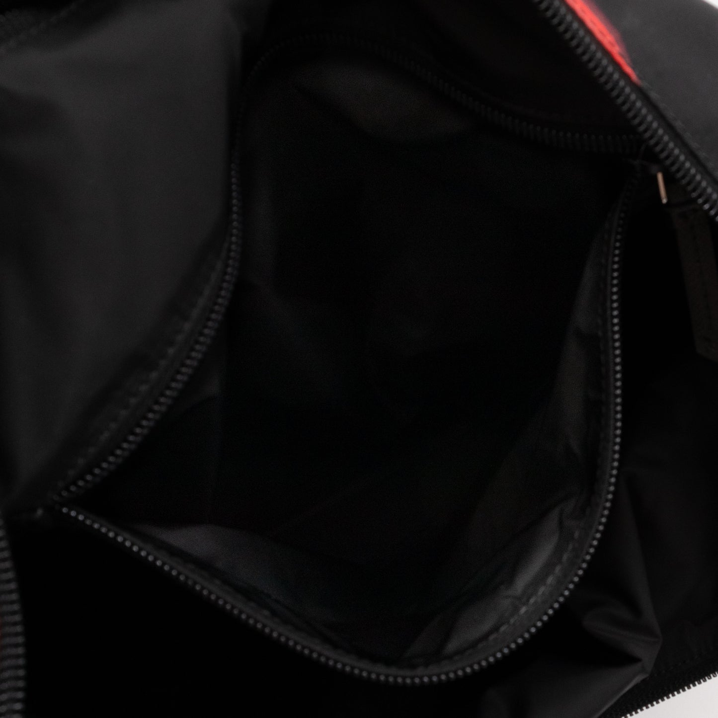 Tessuto Nylon Shopping Tote Stampato Lips