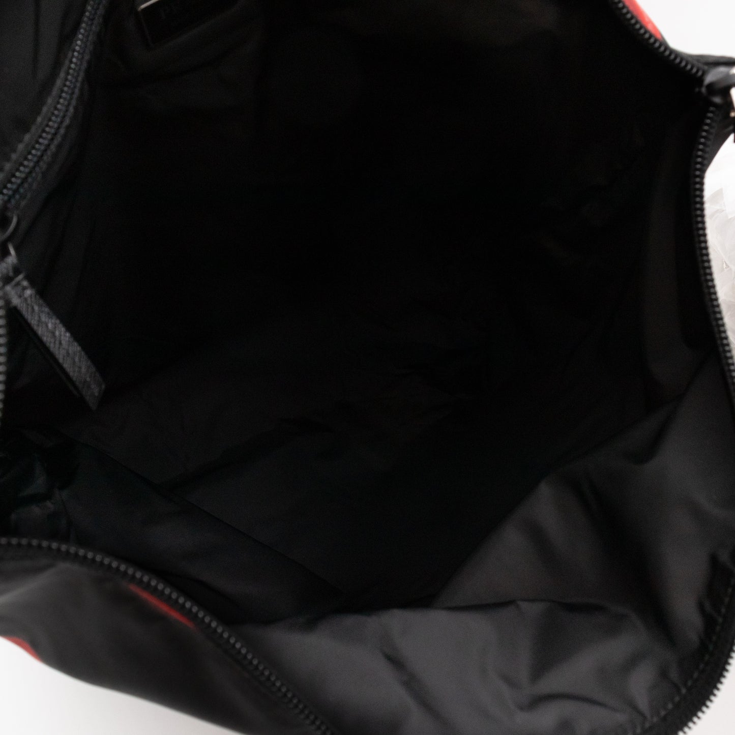 Tessuto Nylon Shopping Tote Stampato Lips