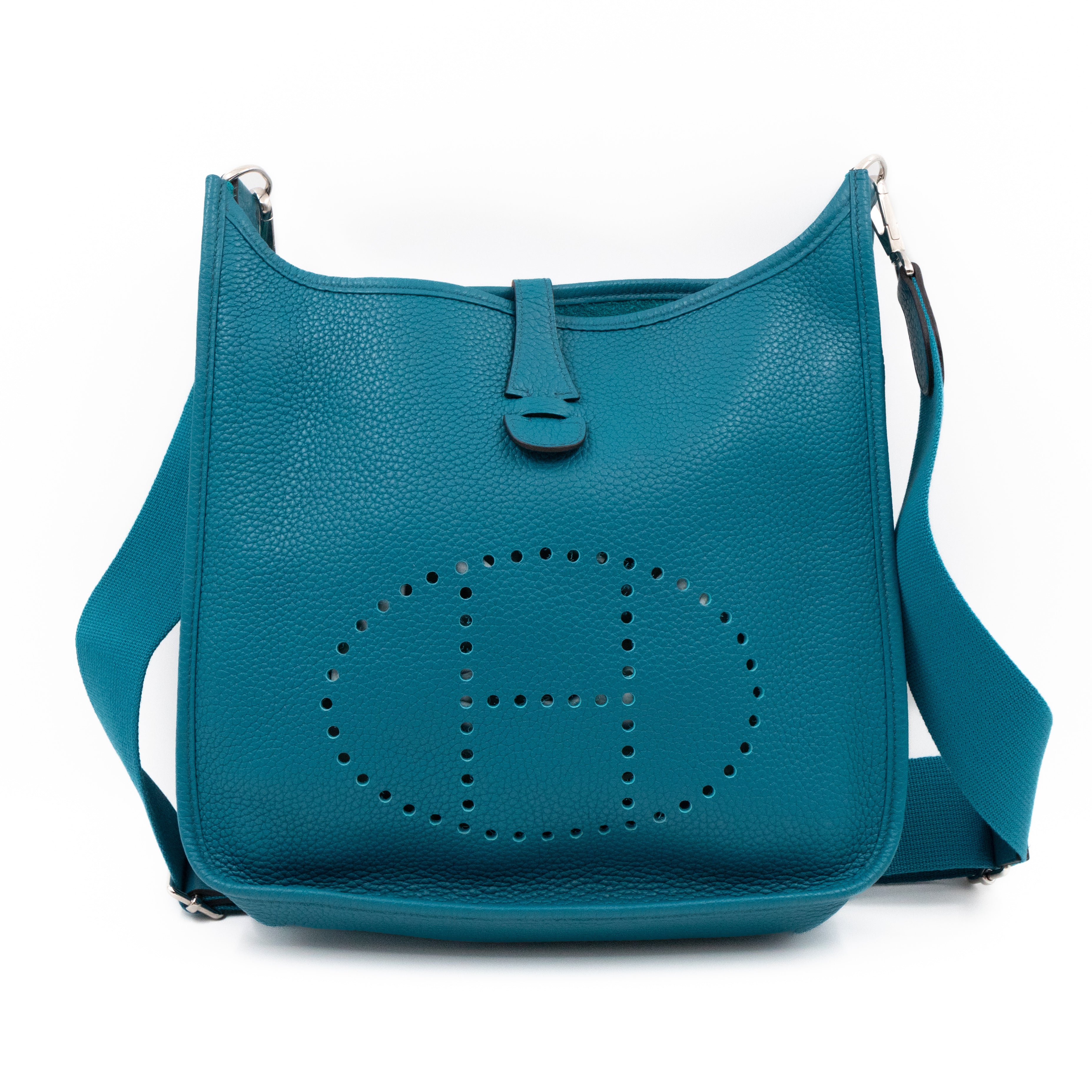 Evelyne III 29 Colvert Turquoise Leather