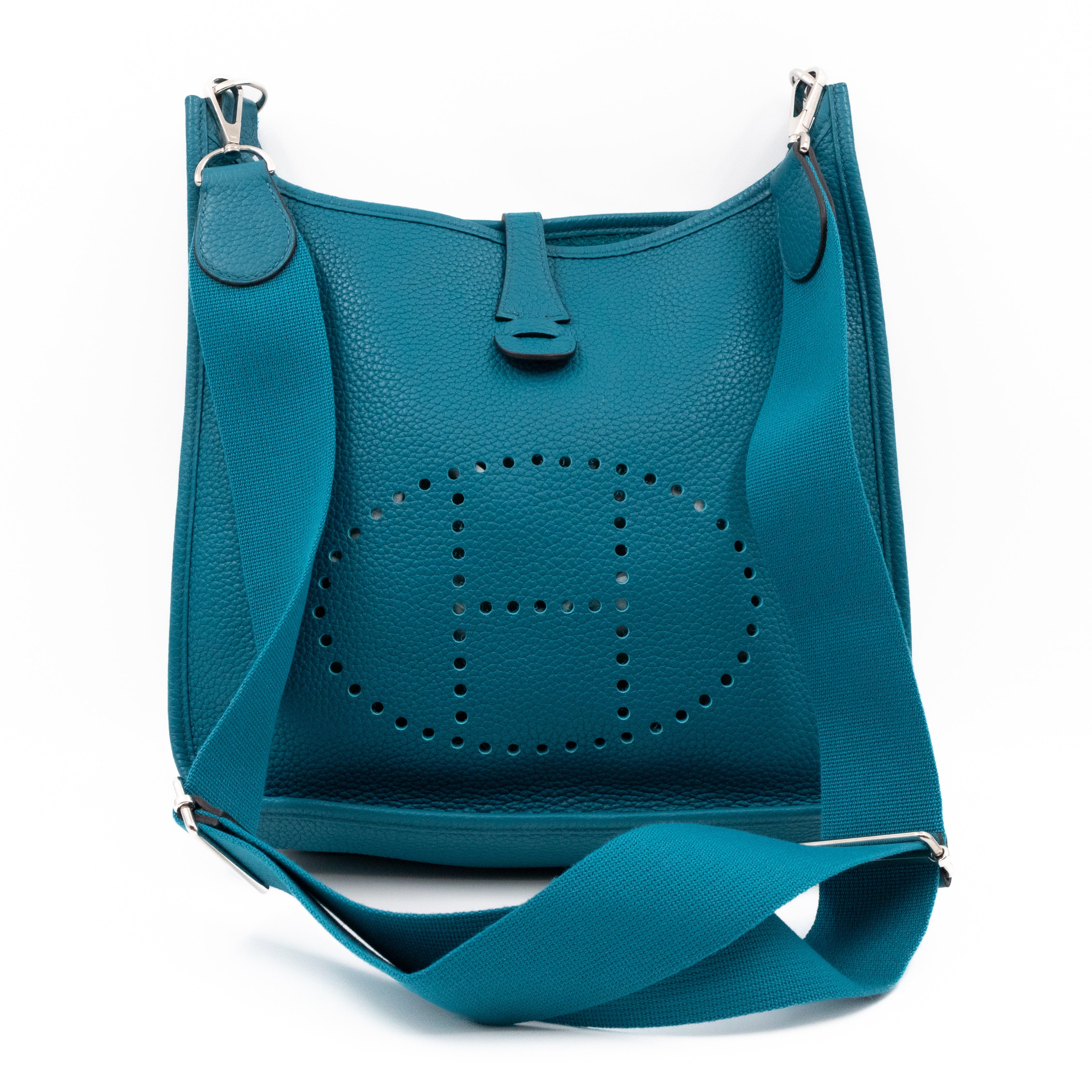 Evelyne III 29 Colvert Turquoise Leather