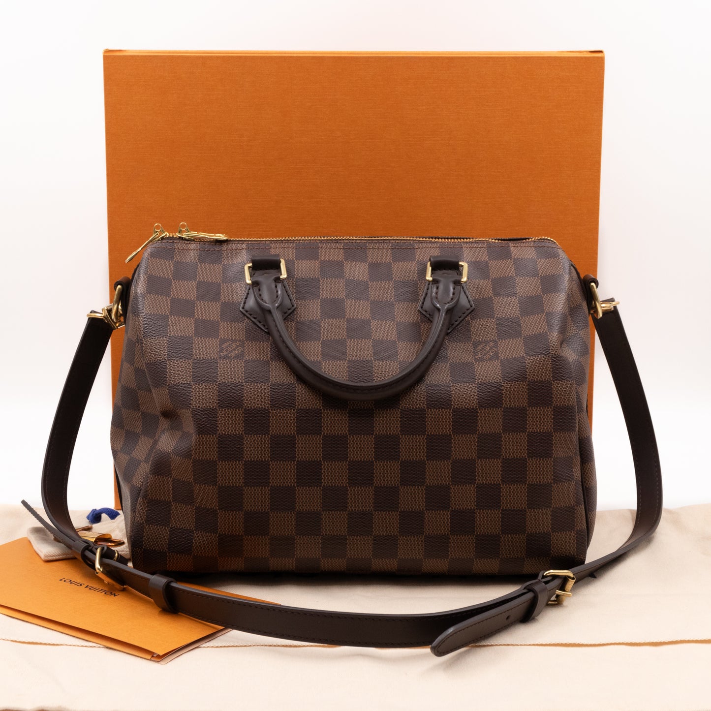 Speedy 30 Bandouliere Damier Ebene
