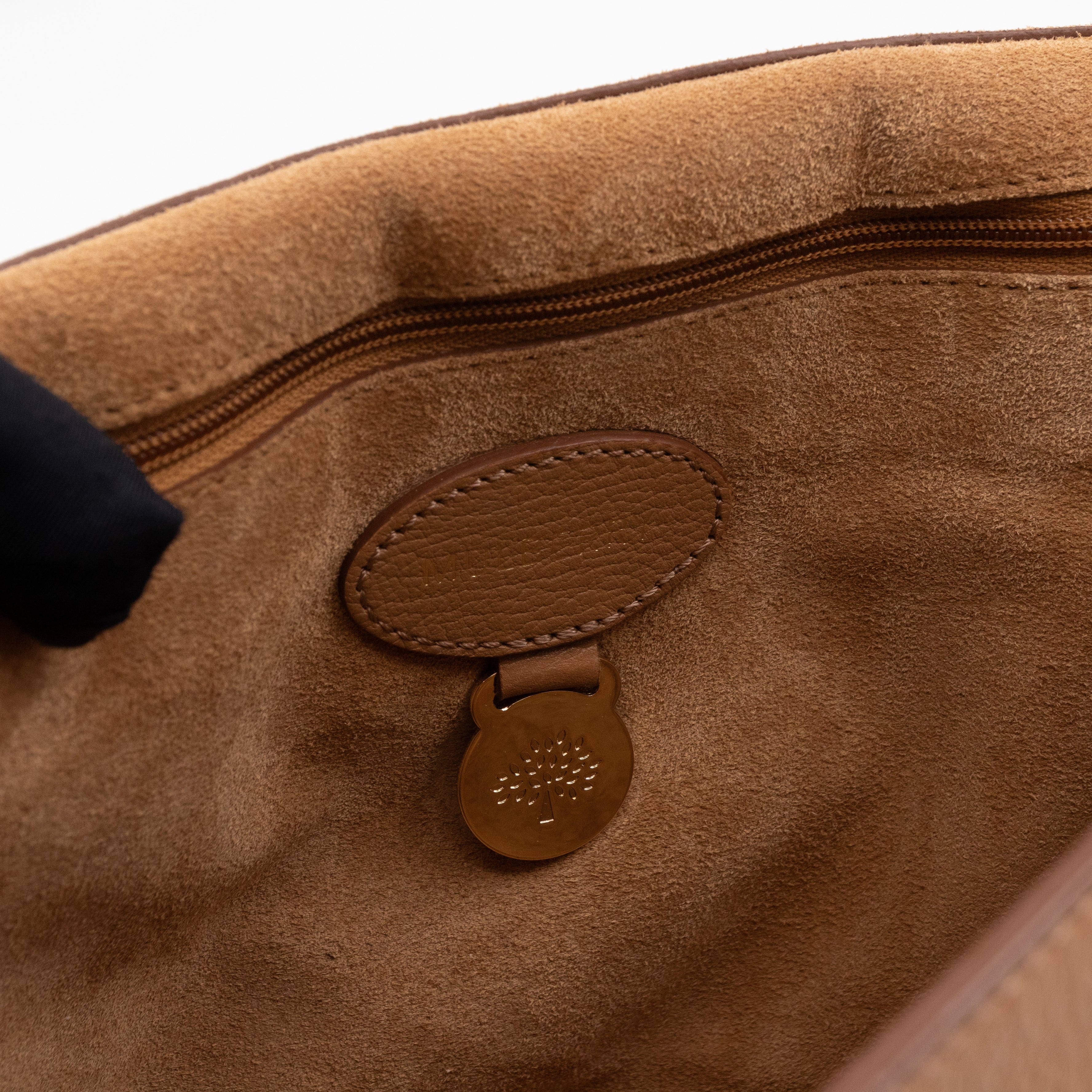 Lily Medium Deer Brown Leather Gold