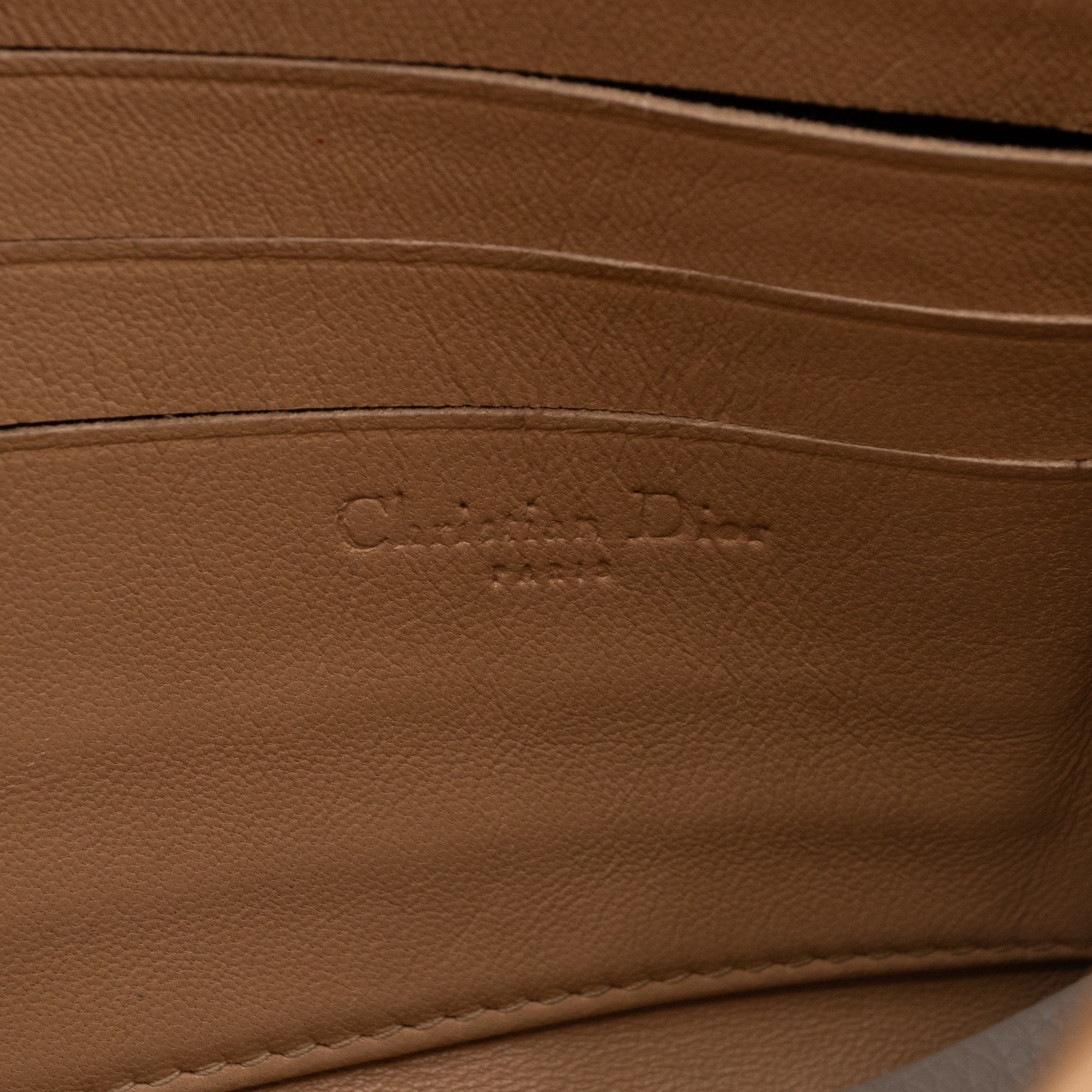 New Lock Pouch Bag Beige Leather