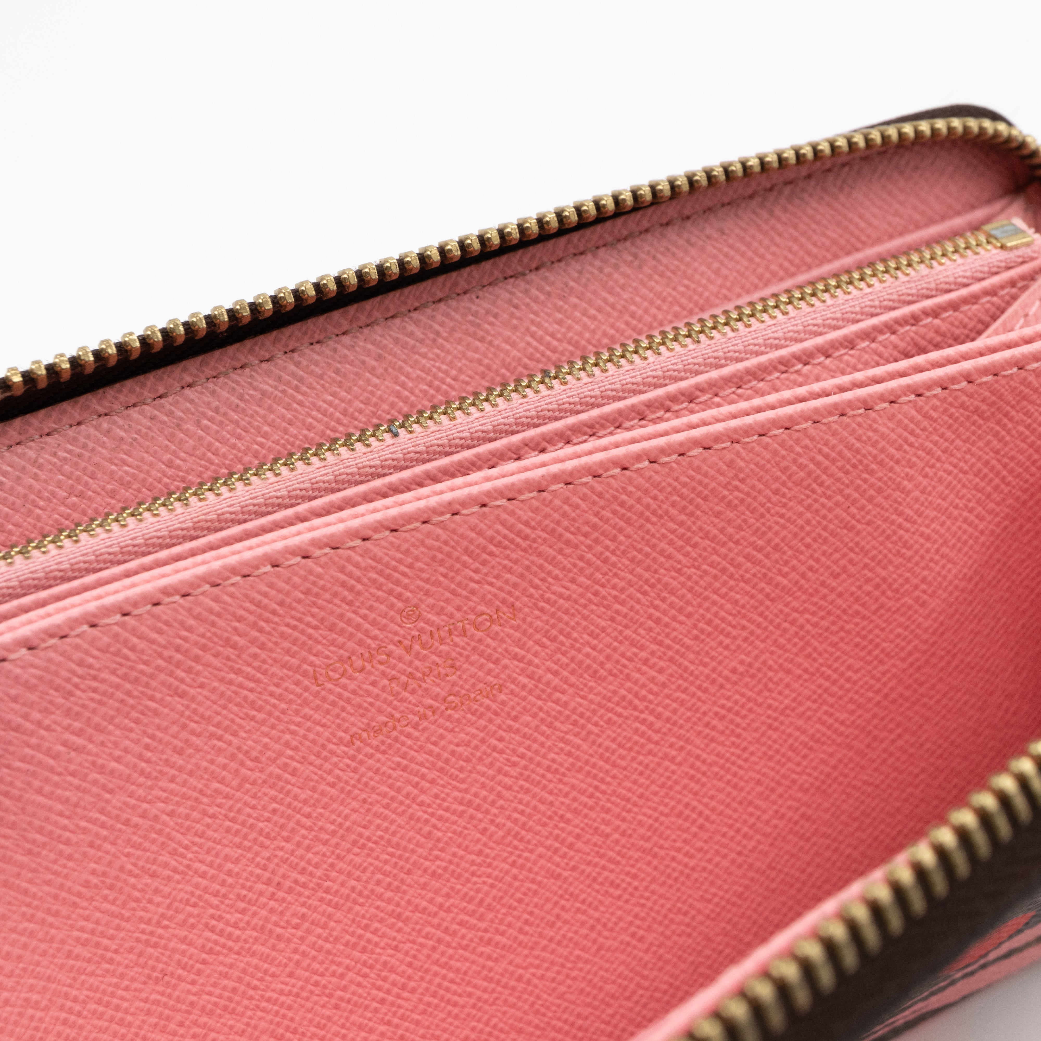Zippy Wallet Monogram Jungle Dots