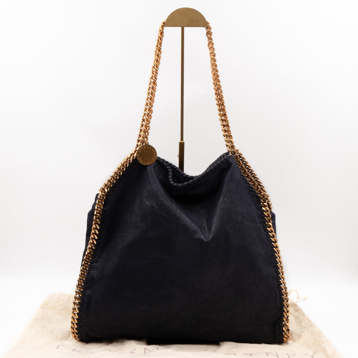Falabella Tote Blue Gold